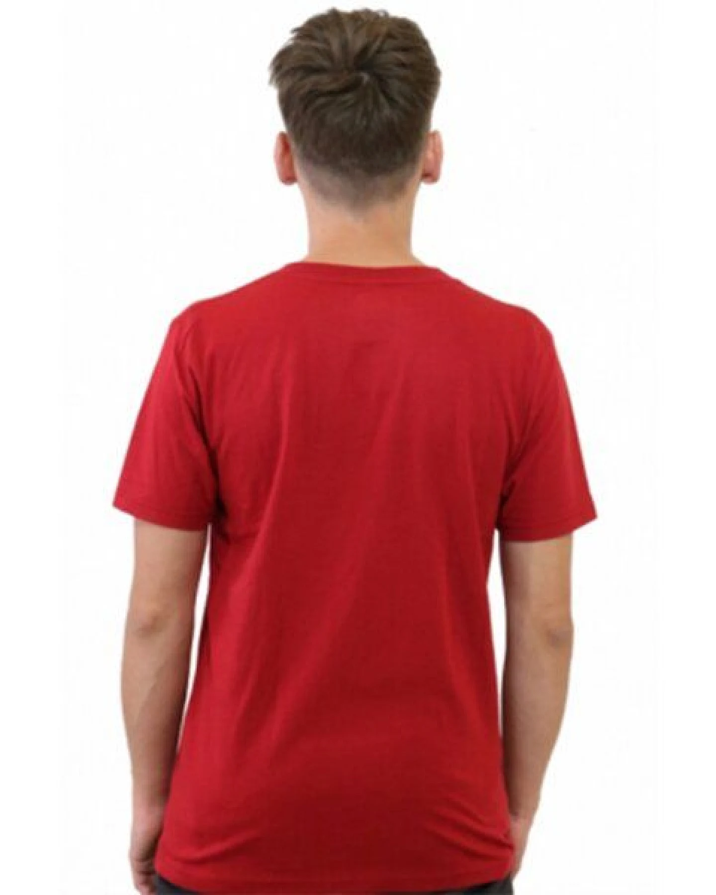 Spangeltangel T-Shirt "Vogelschwarm", bedrucktes Herrenshirt, Siebdruck, Bio-Baumwolle – Ansicht 3