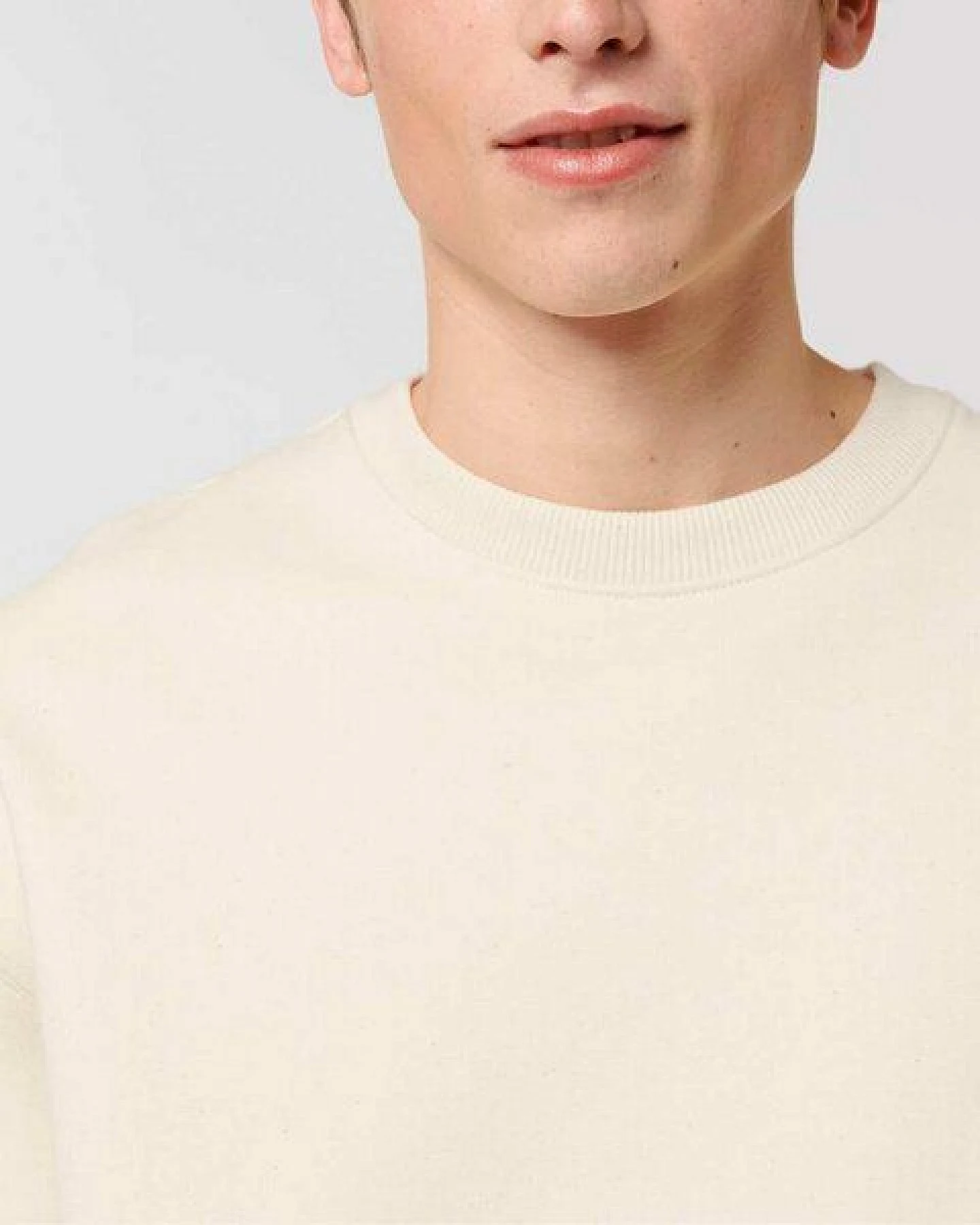 YTWOO Dicker schwerer Sweater aus Bio-Baumwolle – Ansicht 2