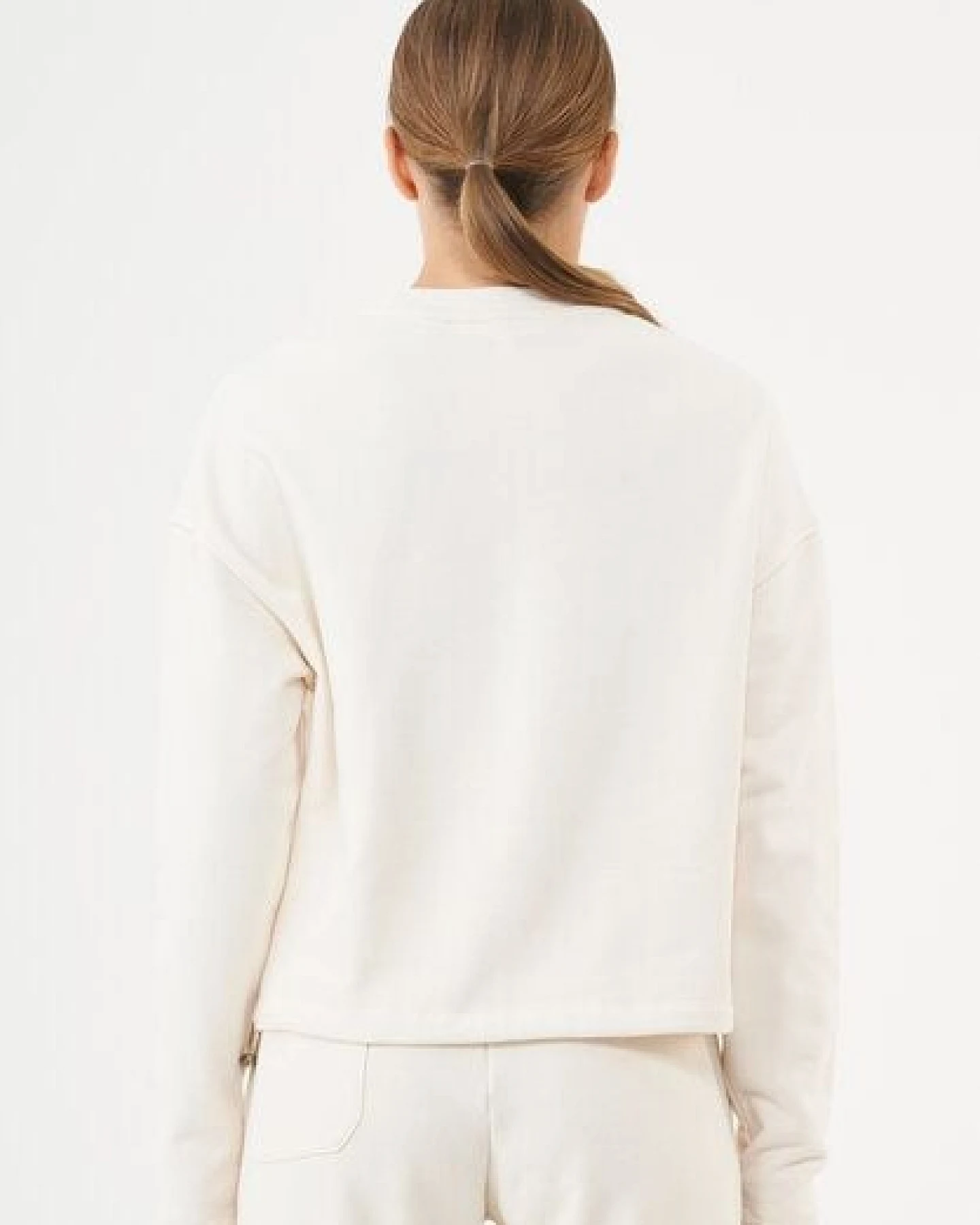 ORGANICATION ESSENTIALS-SEDA- Sweatshirt aus Bio-Baumwolle – Ansicht 4