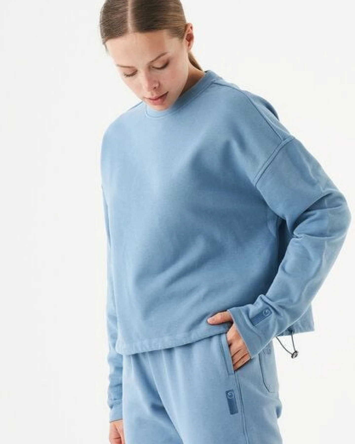 ORGANICATION ESSENTIALS-SEDA- Sweatshirt aus Bio-Baumwolle – Ansicht 3