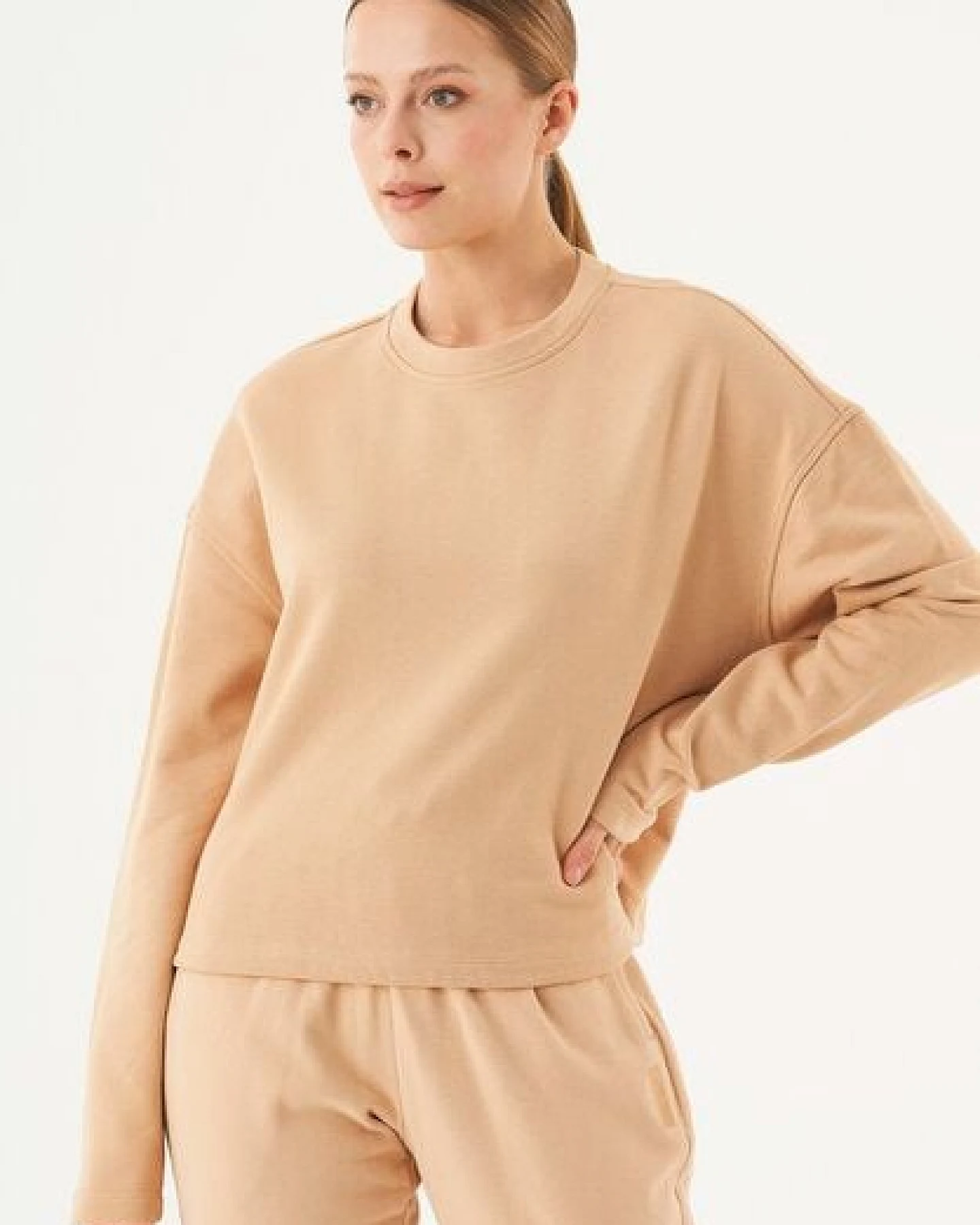 ORGANICATION ESSENTIALS-SEDA- Sweatshirt aus Bio-Baumwolle – Ansicht 3