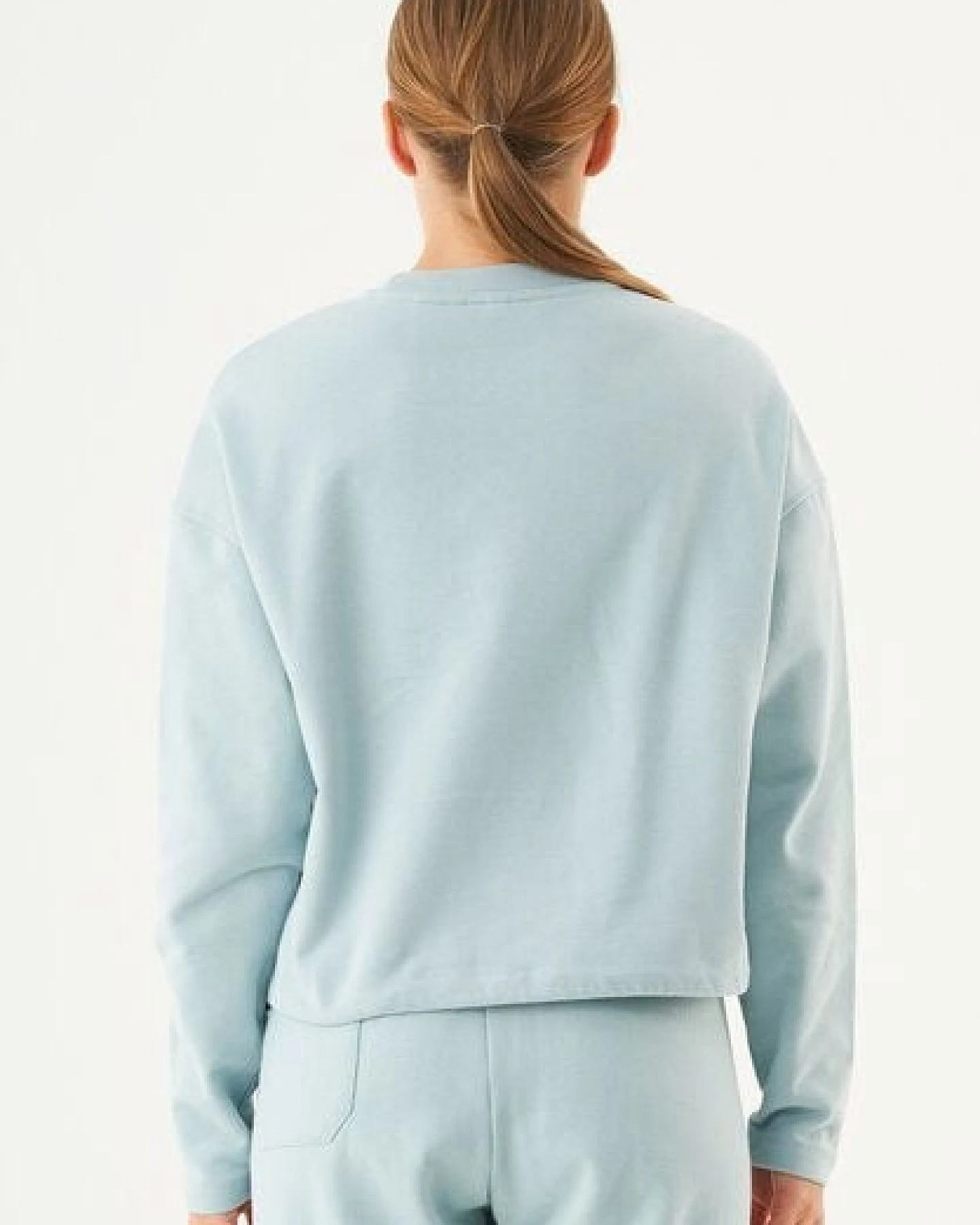 ORGANICATION ESSENTIALS-SEDA- Sweatshirt aus Bio-Baumwolle – Ansicht 4