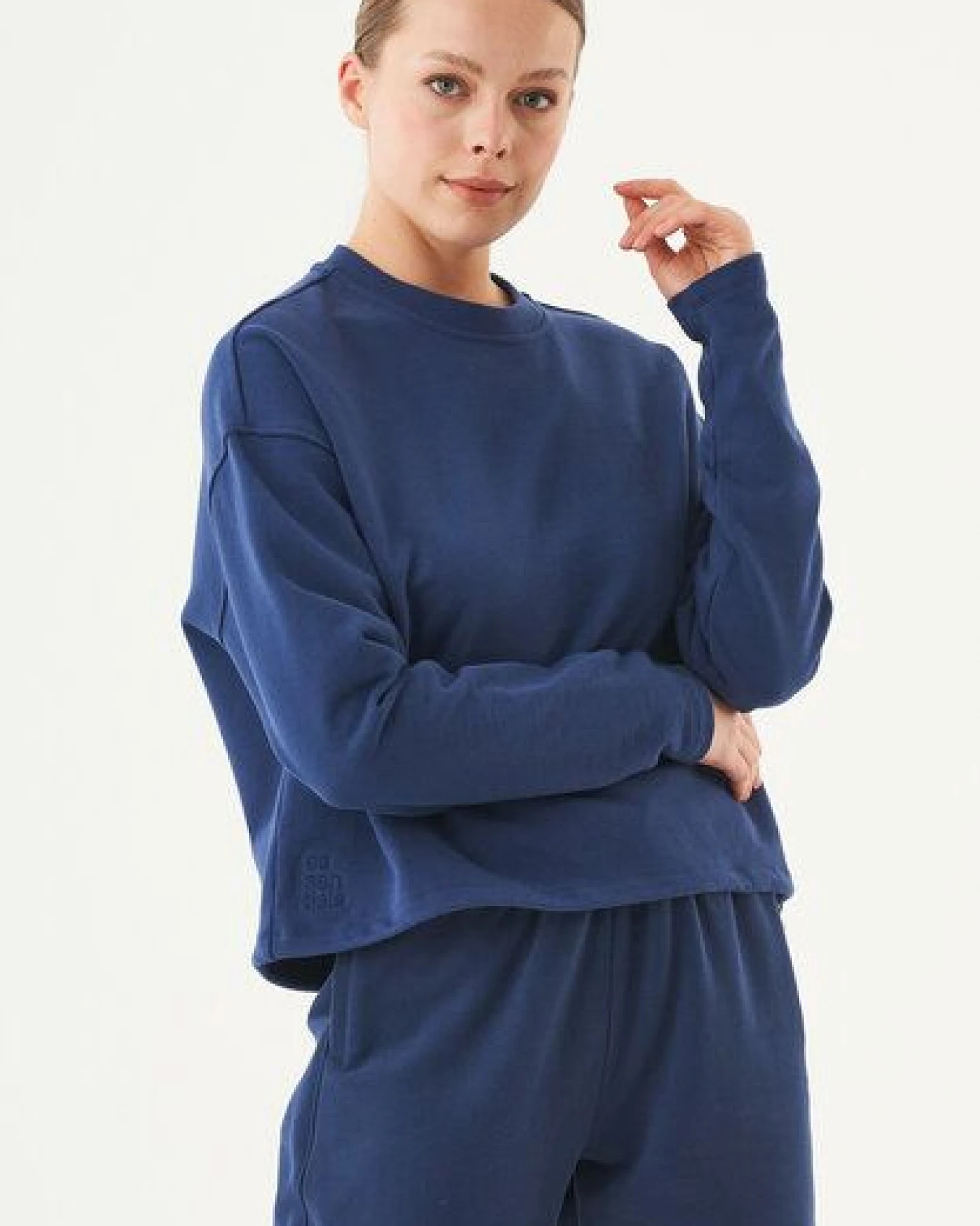 ORGANICATION ESSENTIALS-SEDA- Sweatshirt aus Bio-Baumwolle – Ansicht 3