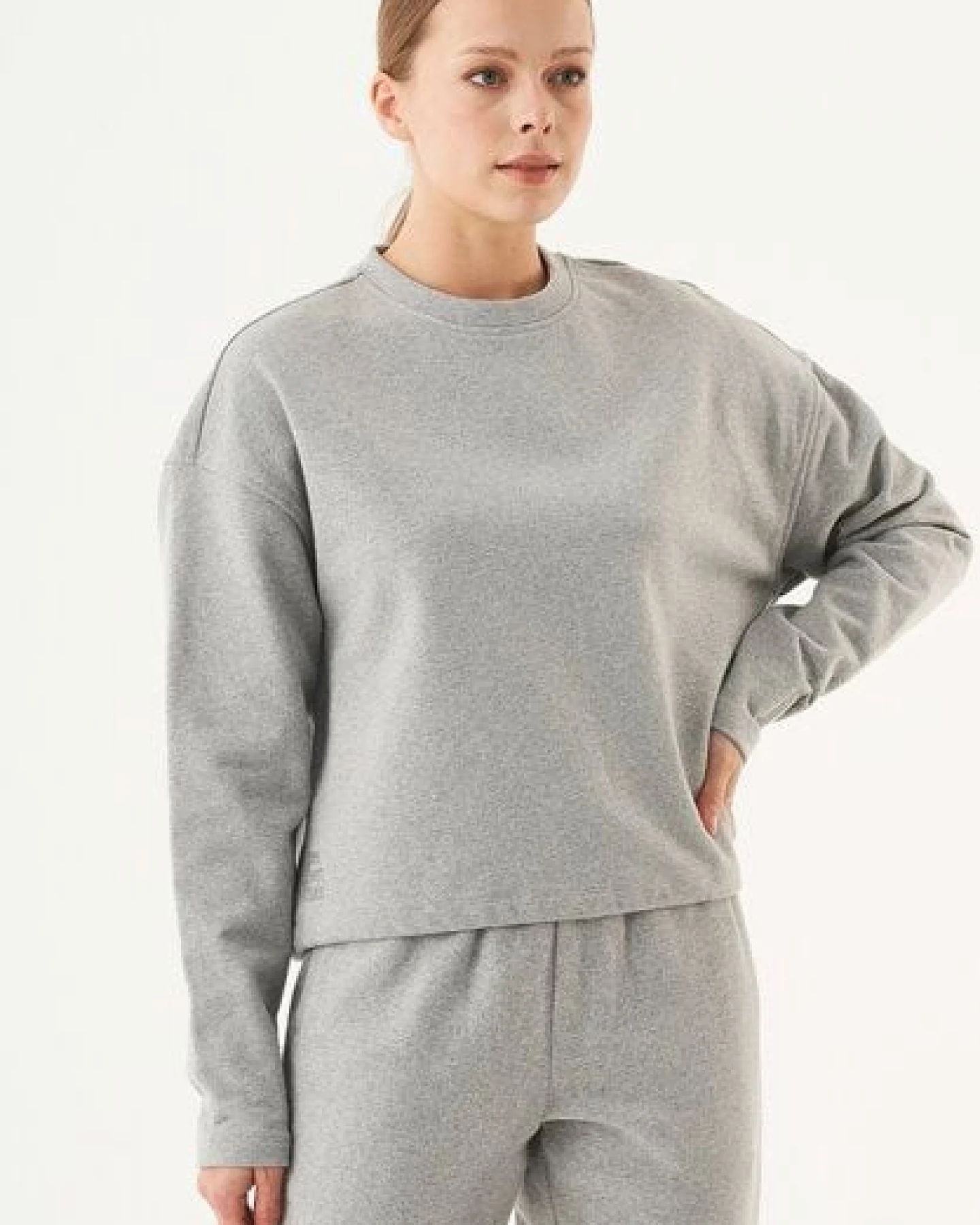 ORGANICATION ESSENTIALS-SEDA- Sweatshirt aus Bio-Baumwolle – Ansicht 3