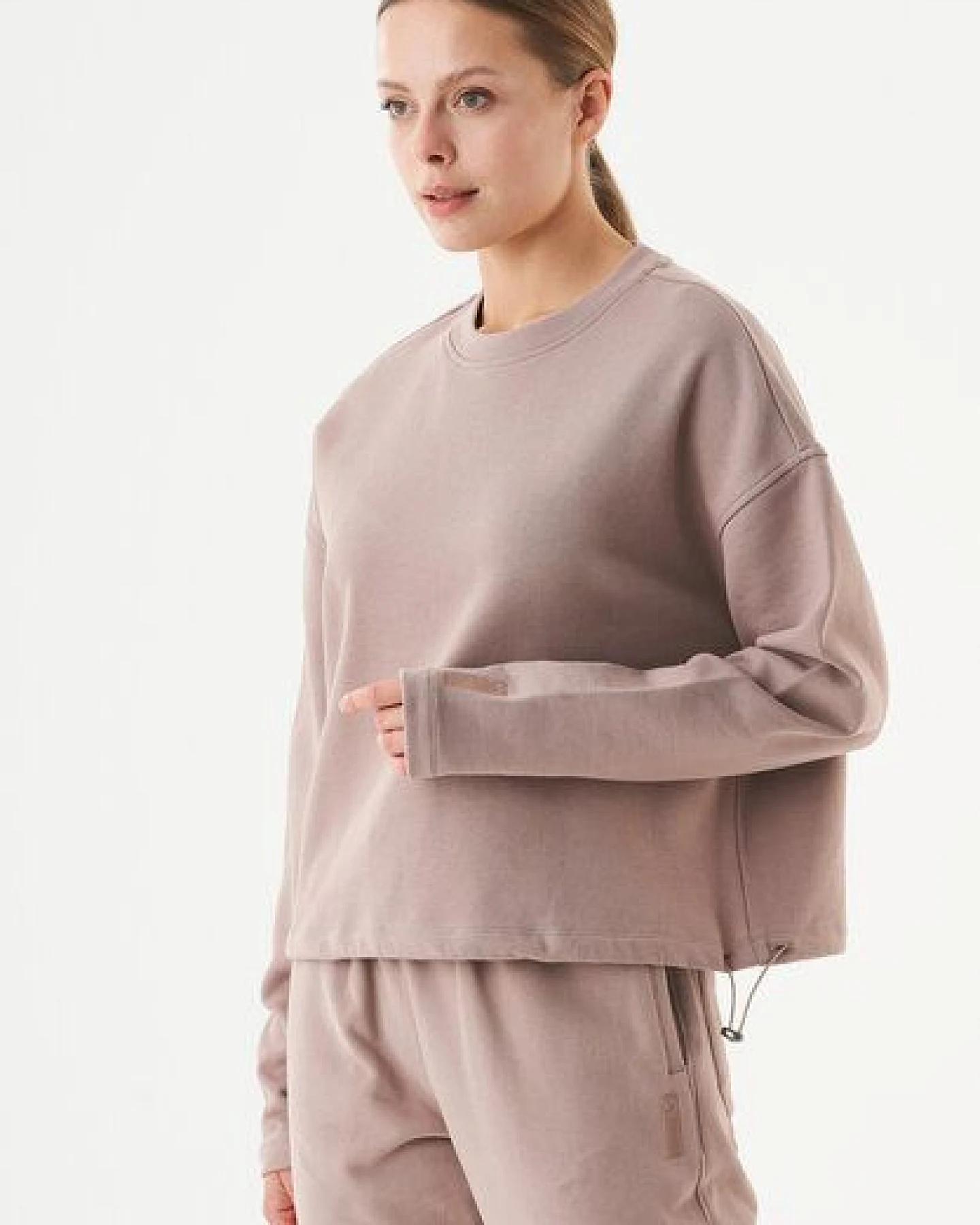 ORGANICATION ESSENTIALS-SEDA- Sweatshirt aus Bio-Baumwolle – Ansicht 3