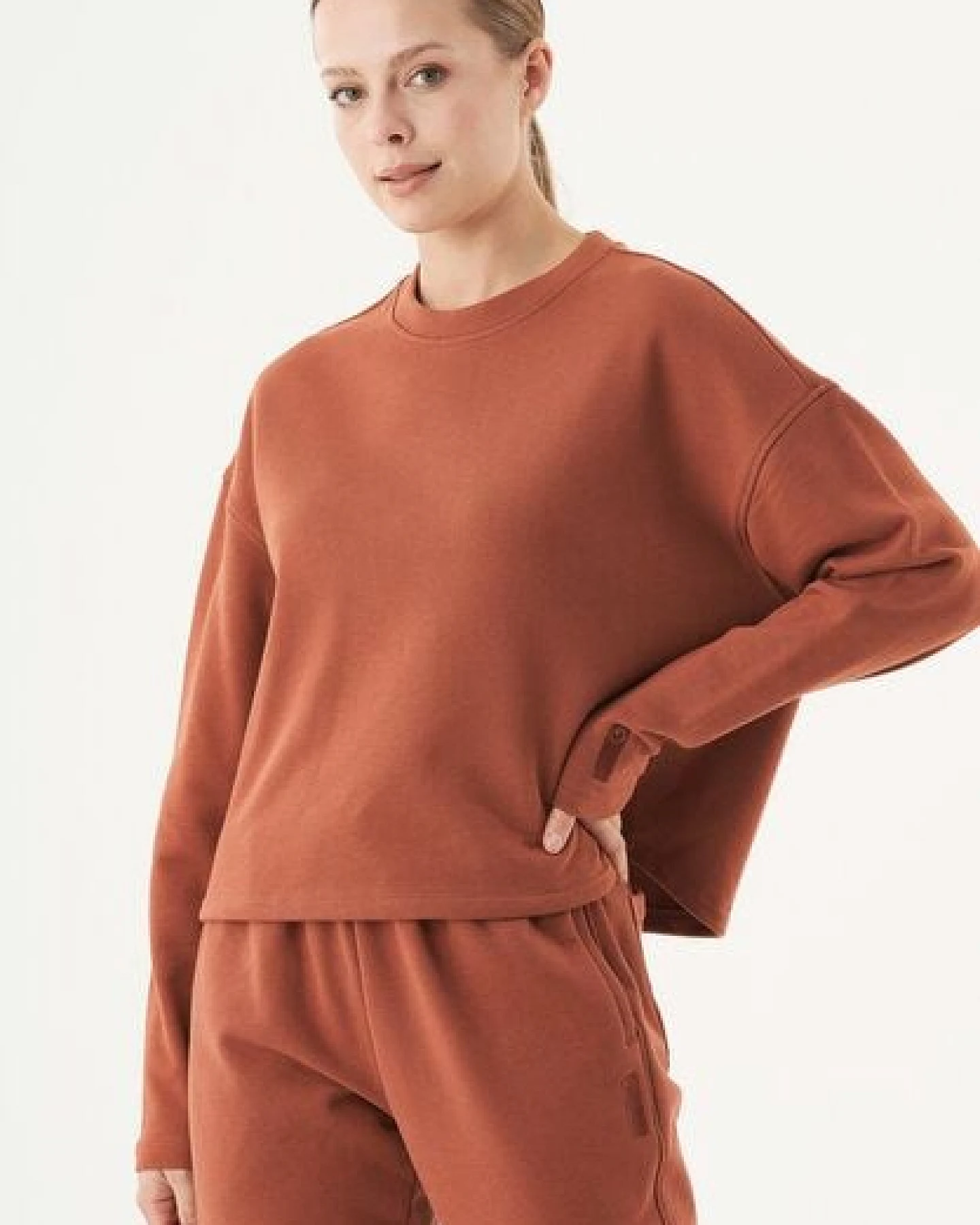 ORGANICATION ESSENTIALS-SEDA- Sweatshirt aus Bio-Baumwolle – Ansicht 4
