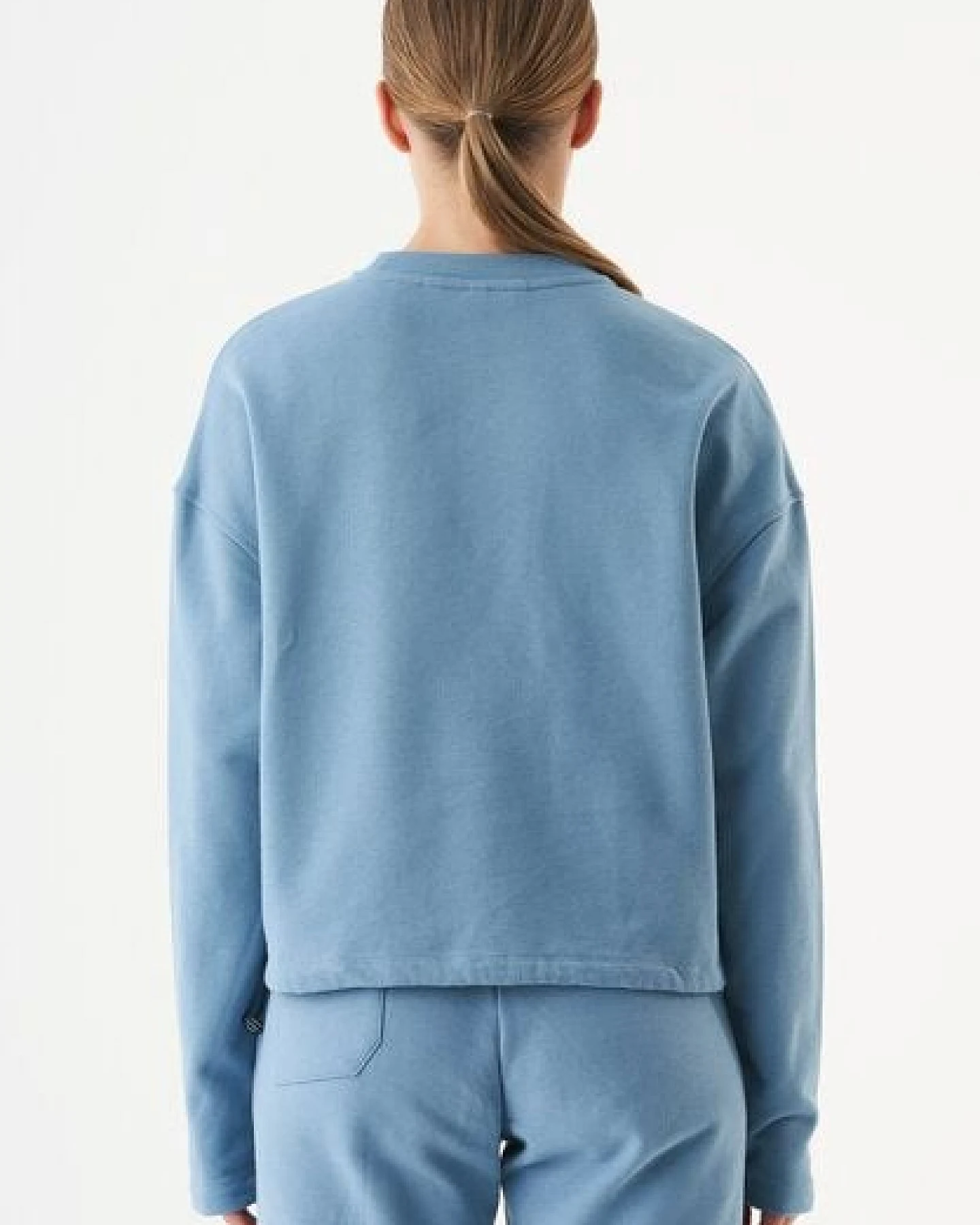ORGANICATION ESSENTIALS-SEDA- Sweatshirt aus Bio-Baumwolle – Ansicht 4