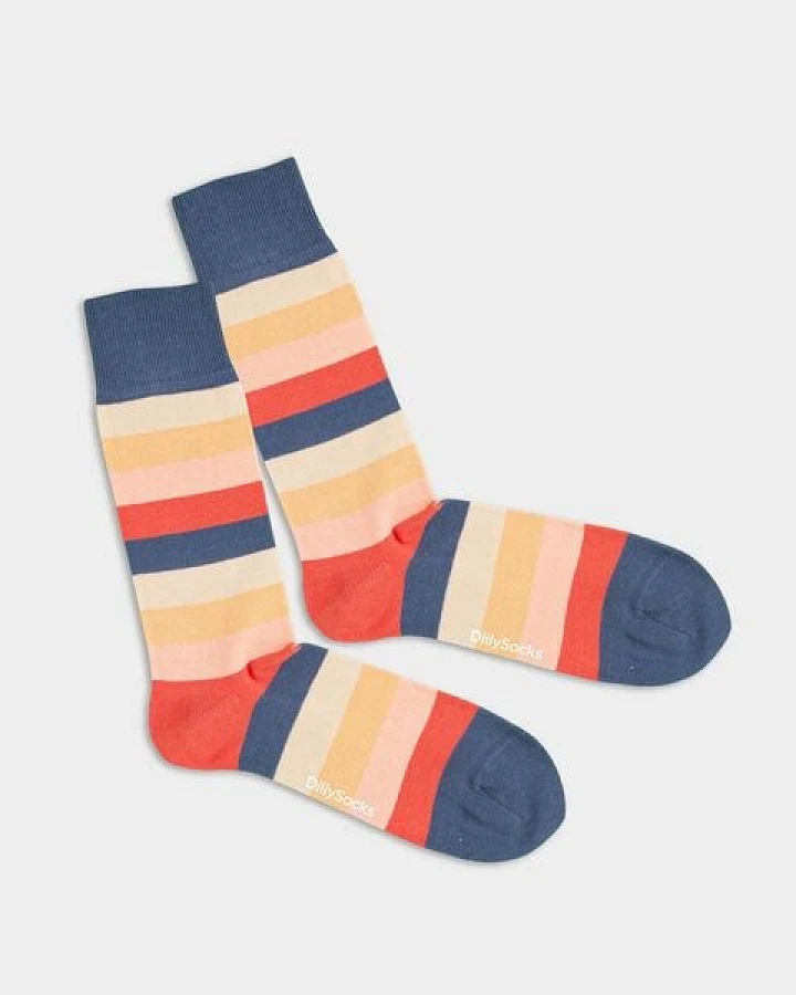 DillySocks Bunte Socken, Bio Baumwolle