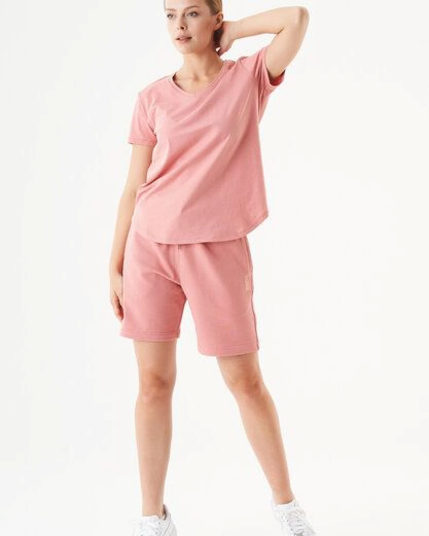ORGANICATION Damen ESSENTIALS-SHEYMA- Shorts aus Bio-Baumwolle – Ansicht 2