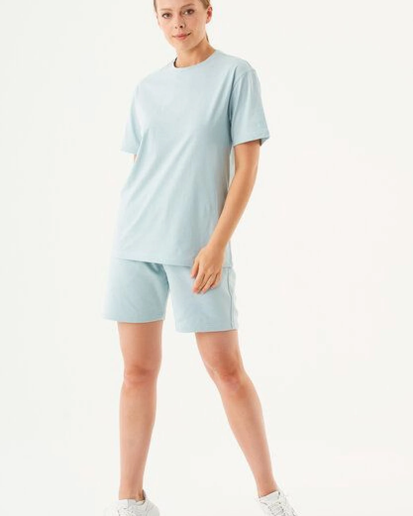 ORGANICATION Damen ESSENTIALS-SHEYMA- Shorts aus Bio-Baumwolle – Ansicht 2