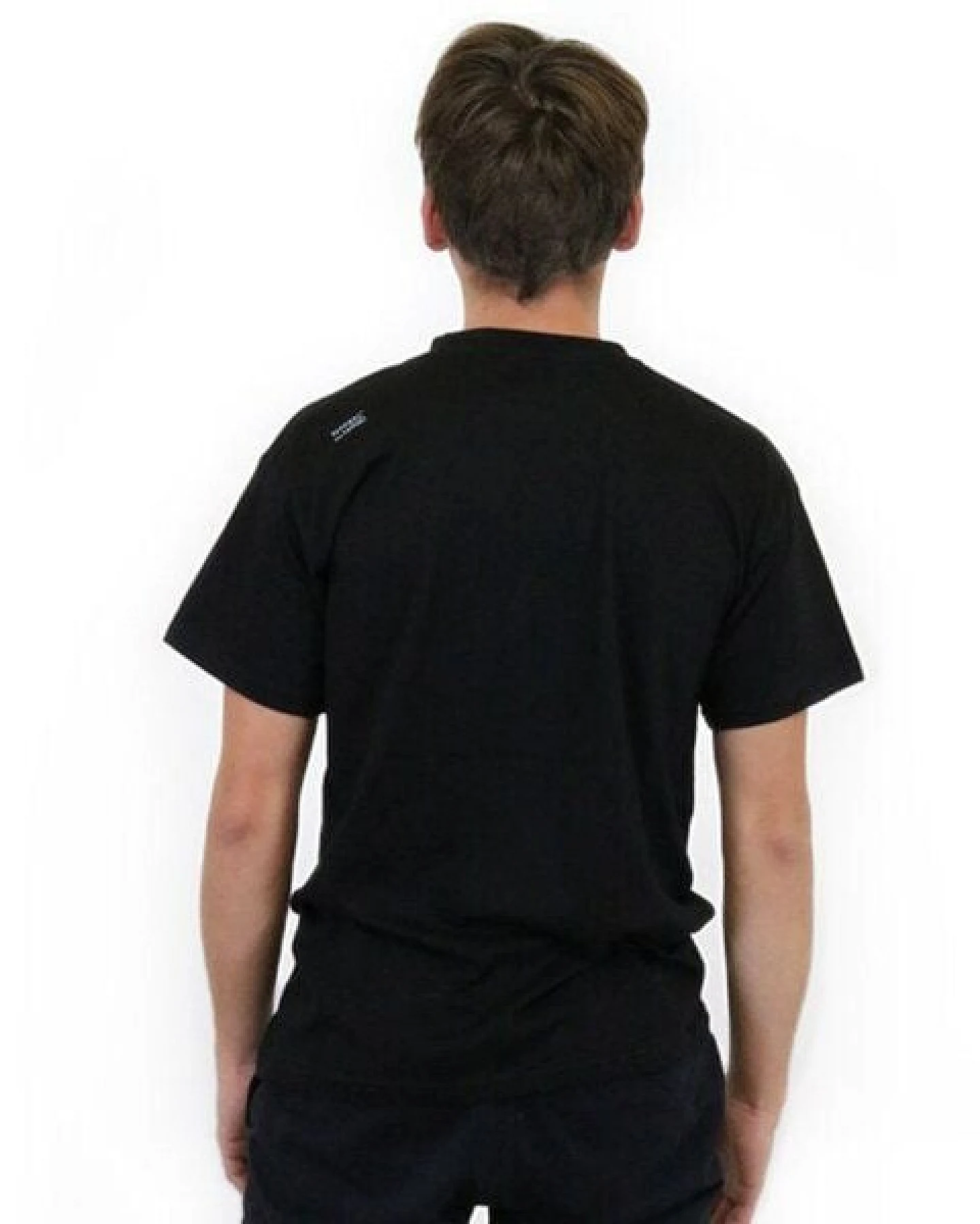 Spangeltangel T-Shirt "Kamera" schwarz, weiß bedruckt, Siebdruck, Foto – Ansicht 4