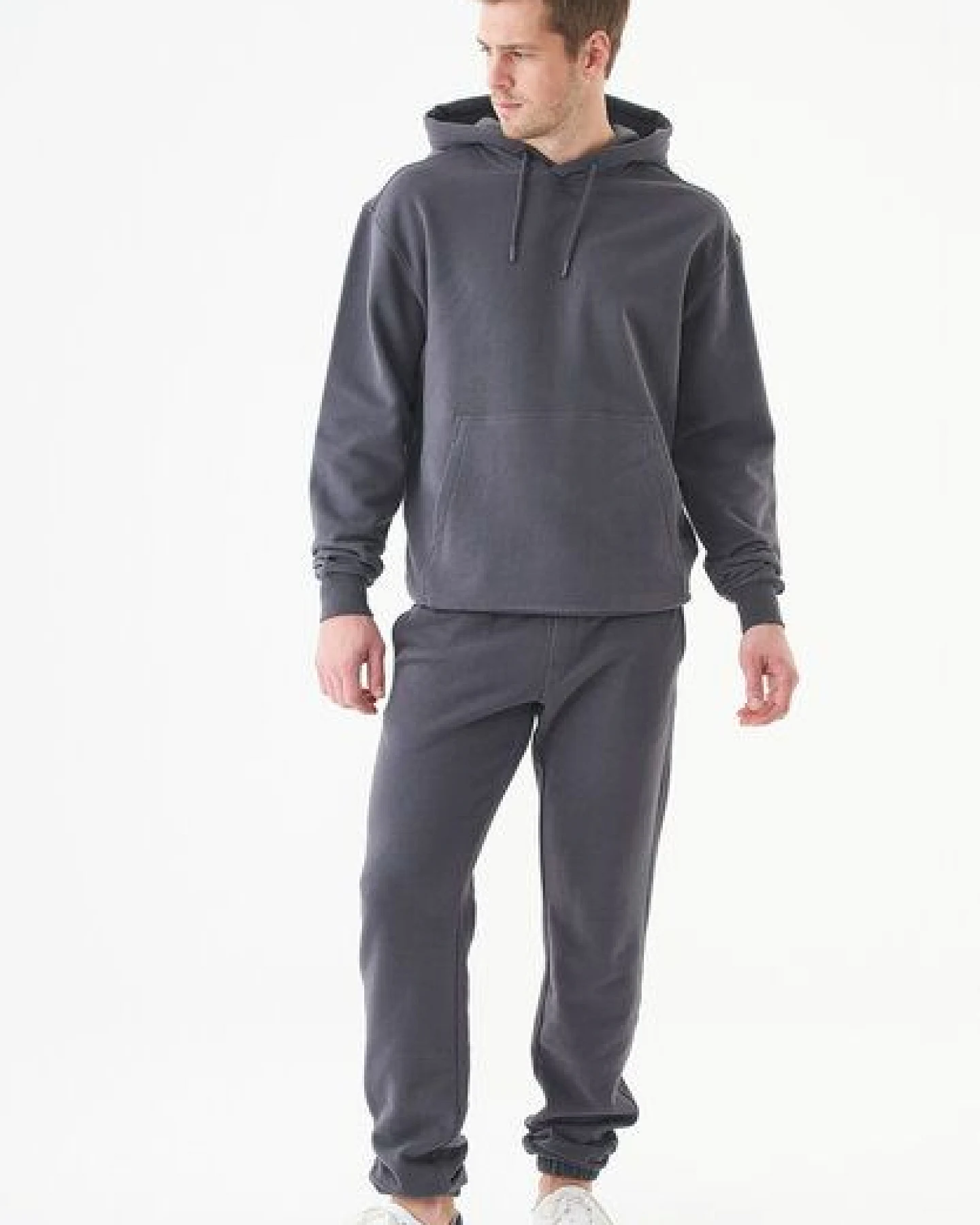 ORGANICATION ESSENTIALS-PARS- Soft Touch Sweathose aus Bio-Baumwolle – Ansicht 2