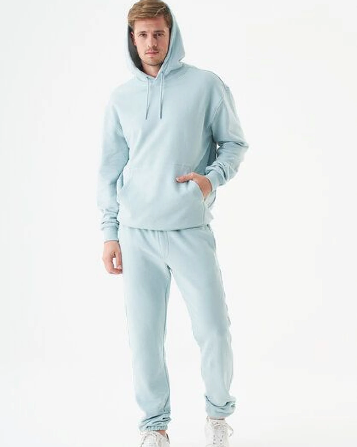 ORGANICATION ESSENTIALS-PARS- Soft Touch Sweathose aus Bio-Baumwolle – Ansicht 2