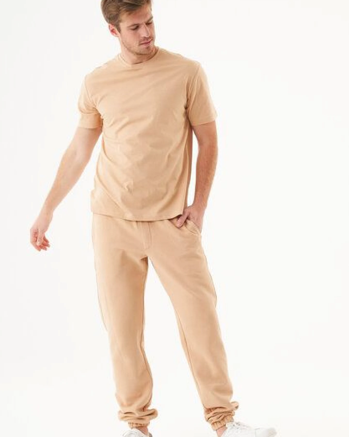 ORGANICATION ESSENTIALS-PARS- Soft Touch Sweathose aus Bio-Baumwolle – Ansicht 2