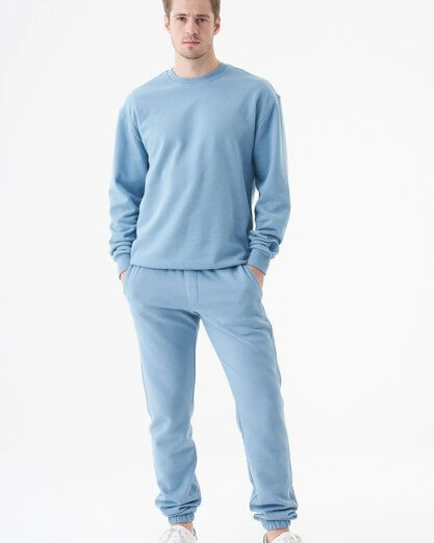 ORGANICATION ESSENTIALS-PARS- Soft Touch Sweathose aus Bio-Baumwolle – Ansicht 2