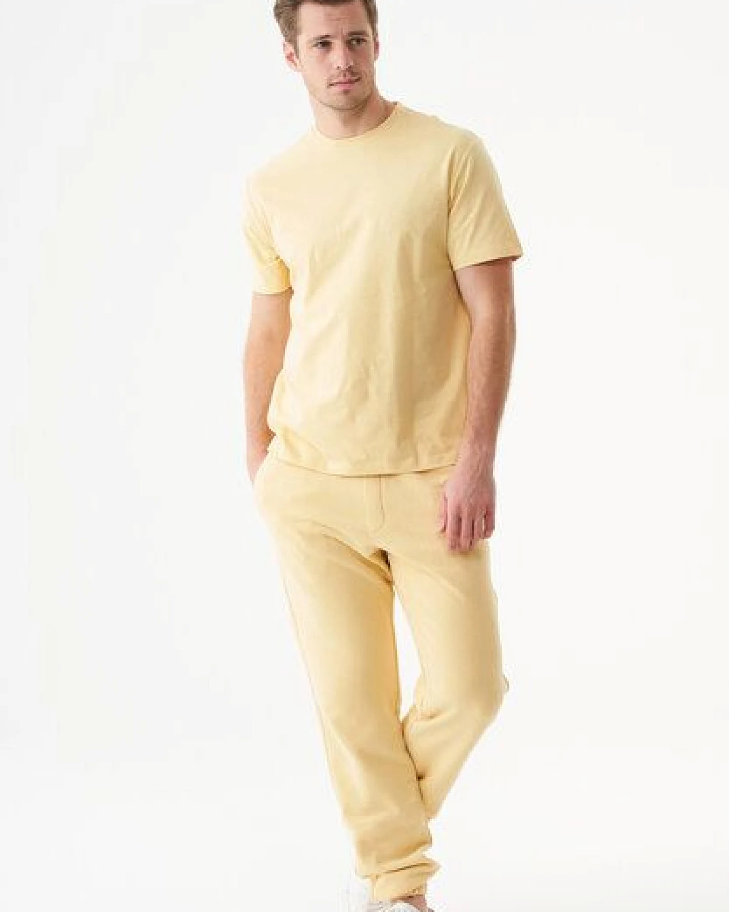 ORGANICATION ESSENTIALS-PARS- Soft Touch Sweathose aus Bio-Baumwolle – Ansicht 2