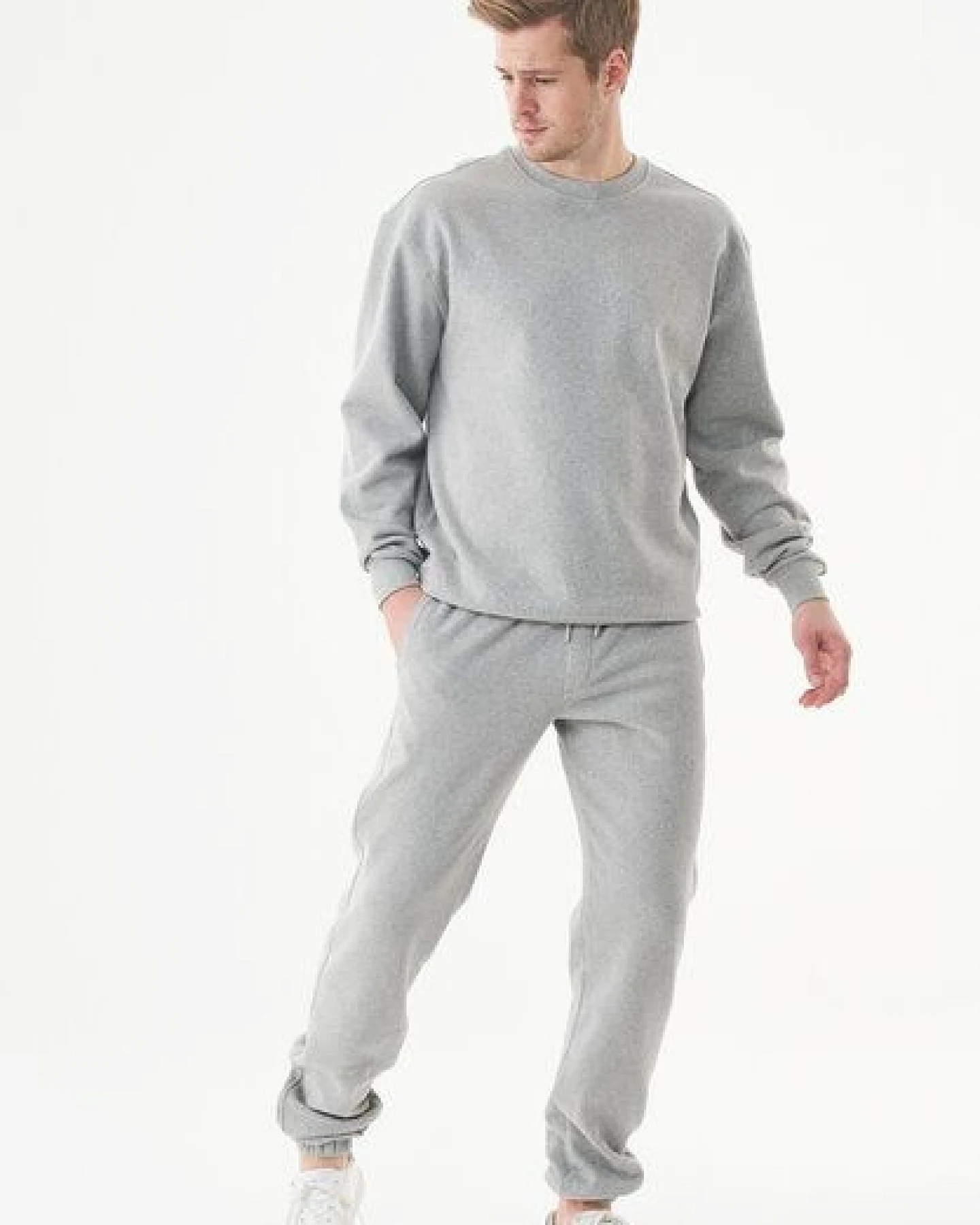 ORGANICATION ESSENTIALS-PARS- Soft Touch Sweathose aus Bio-Baumwolle – Ansicht 2