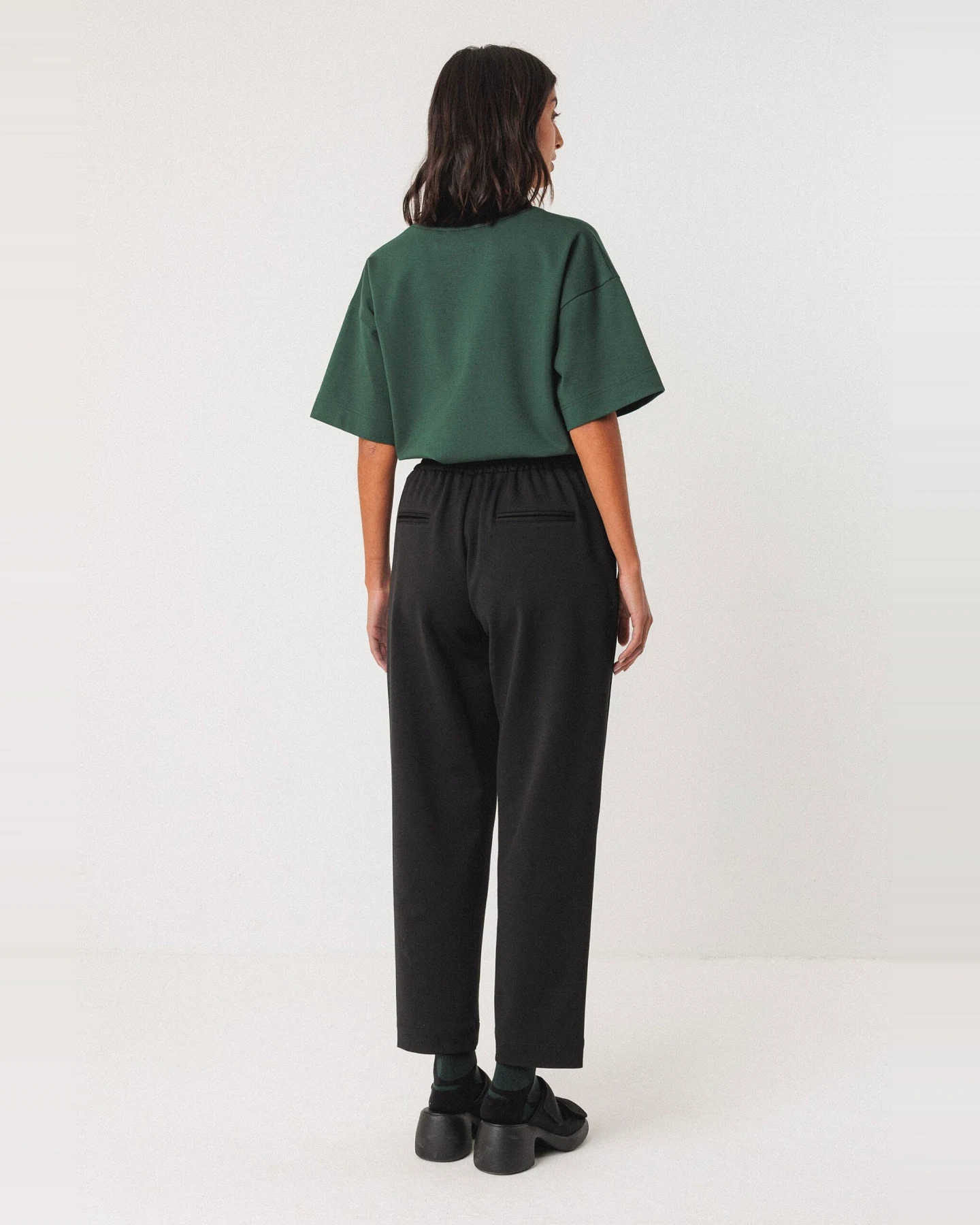 SKFK Damen vegan Hose Soraia Schwarz – Ansicht 2