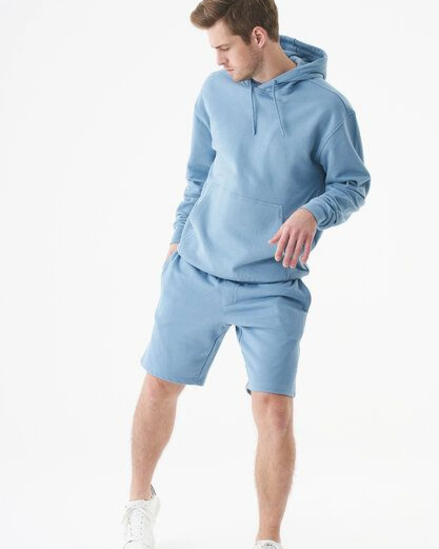 ORGANICATION ESSENTIALS-SHADI- Shorts aus Bio-Baumwolle – Ansicht 2