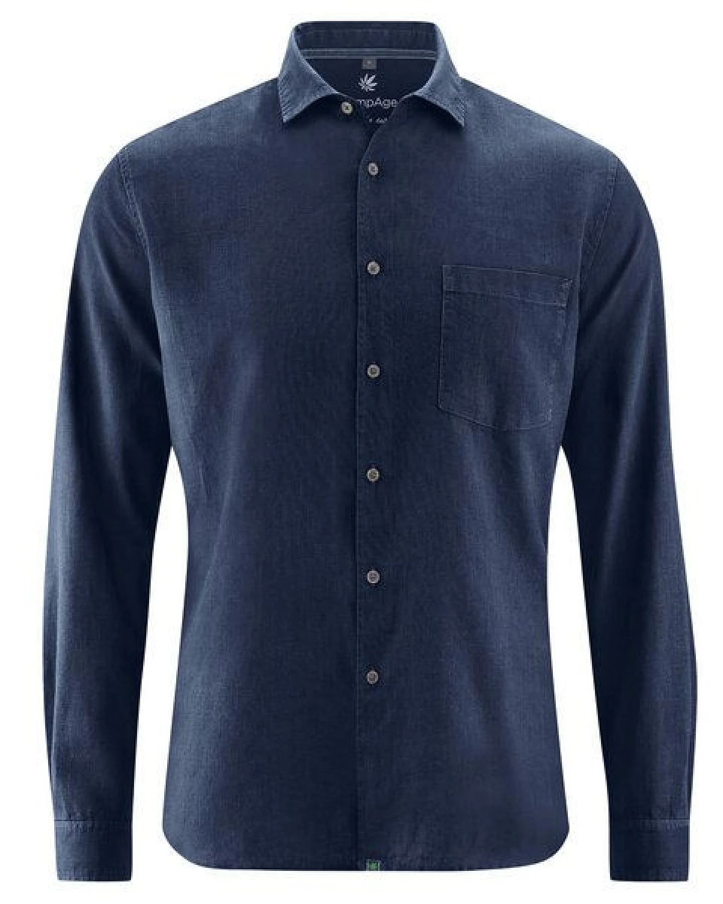 HempAge Herren Freizeithemd Hanf/Bio-Baumwolle – Ansicht 2