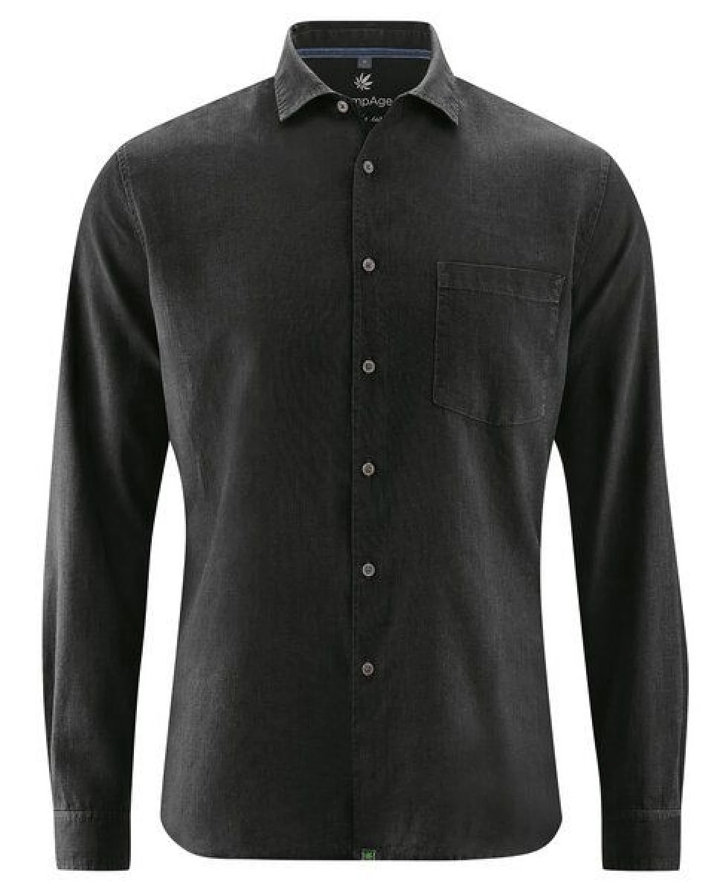 HempAge Herren Freizeithemd Hanf/Bio-Baumwolle – Ansicht 2