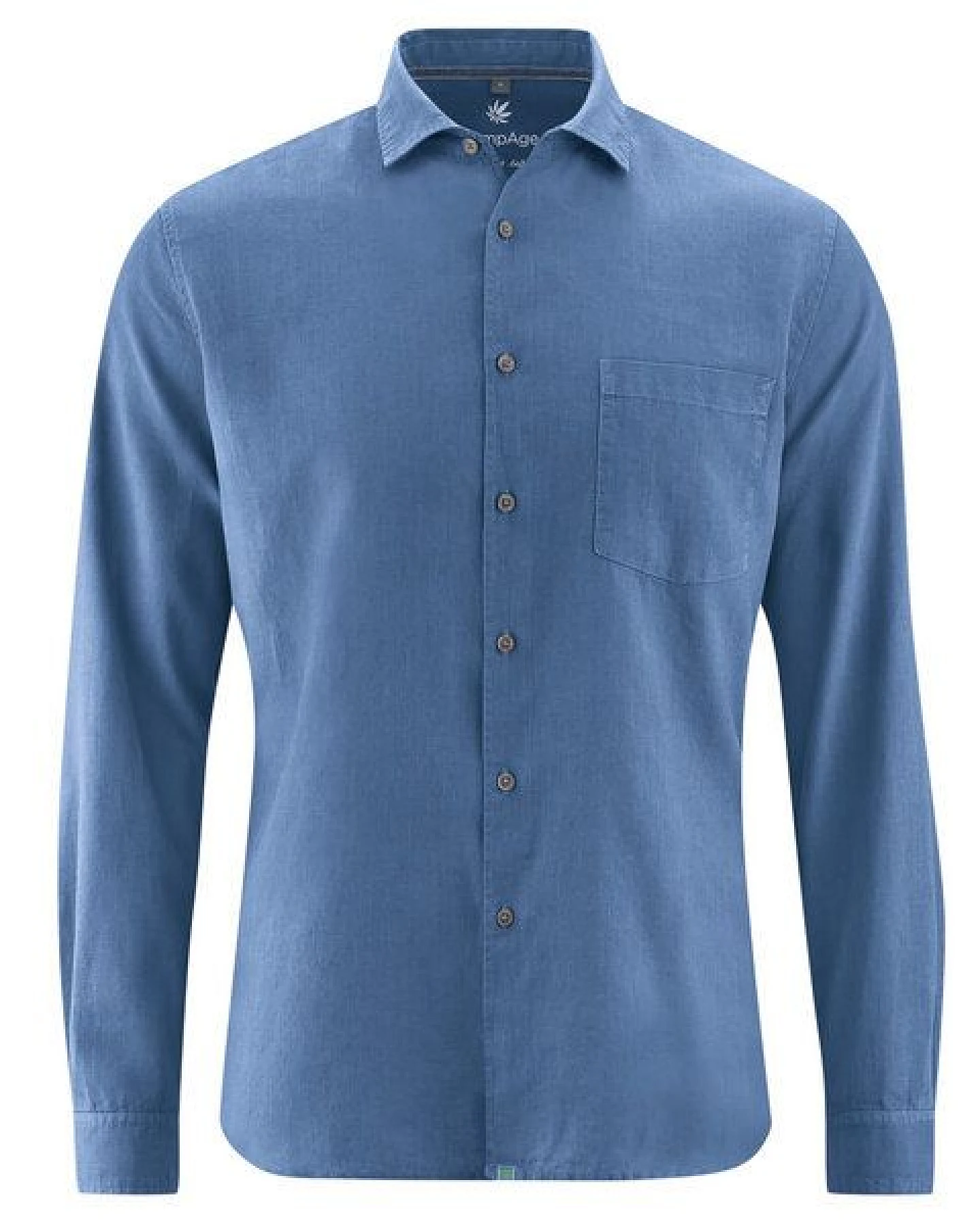 HempAge Herren Freizeithemd Hanf/Bio-Baumwolle – Ansicht 2