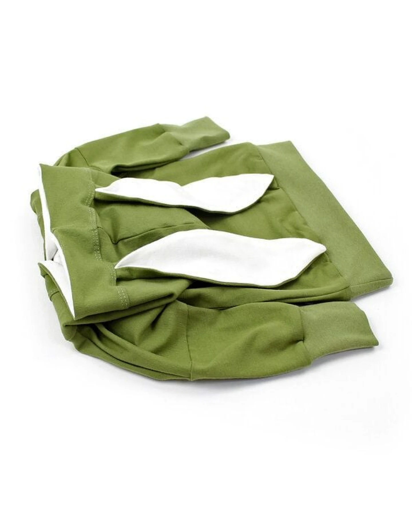 Sternchenwolke BIO Hoodie "Hasenohren" olive – Ansicht 3