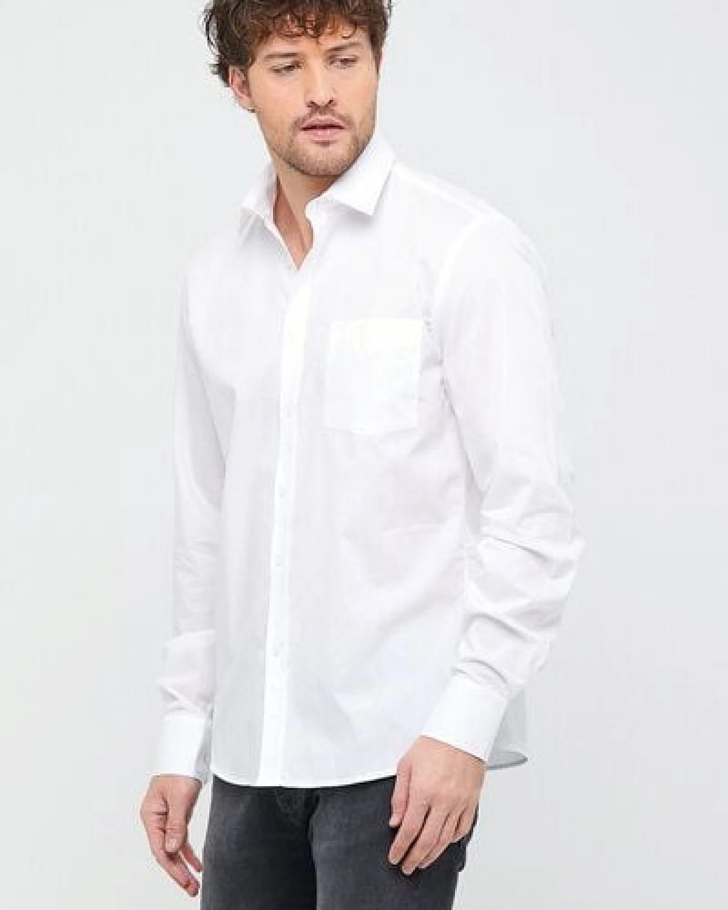Bruno Barella Herren Classic Business Hemd aus Bio-Baumwolle – Ansicht 4