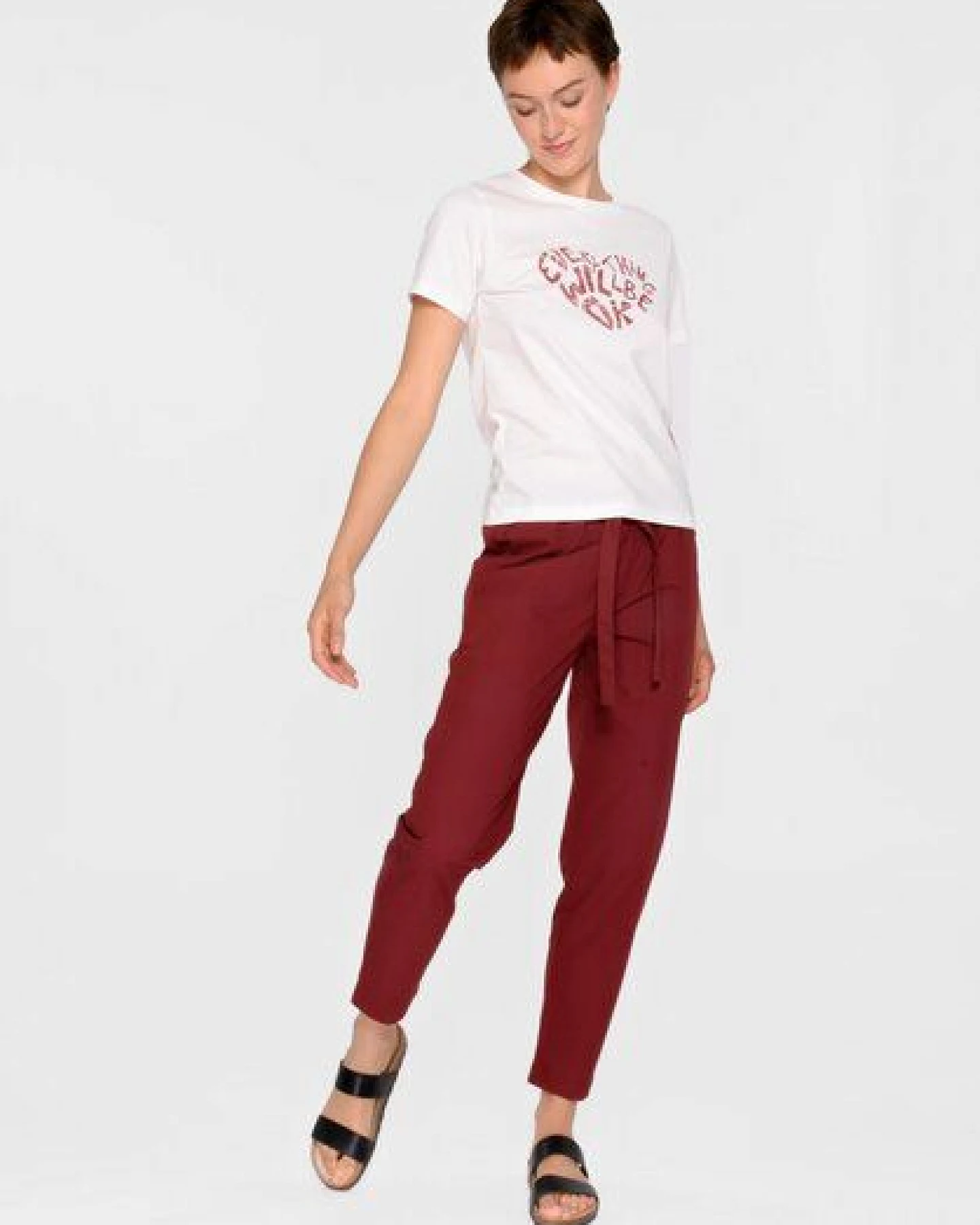 ThokkThokk Damen Print T-Shirt EVERYTHING aus Biobaumwolle – Ansicht 2