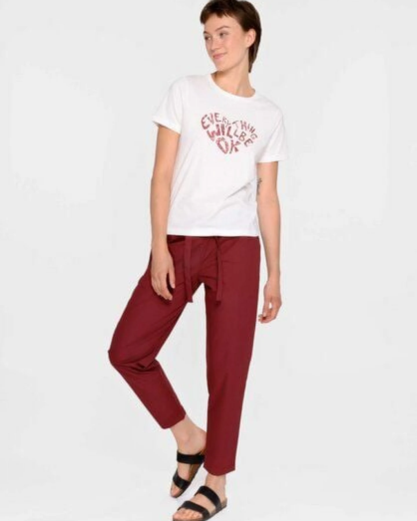 ThokkThokk Damen Print T-Shirt EVERYTHING aus Biobaumwolle – Ansicht 4
