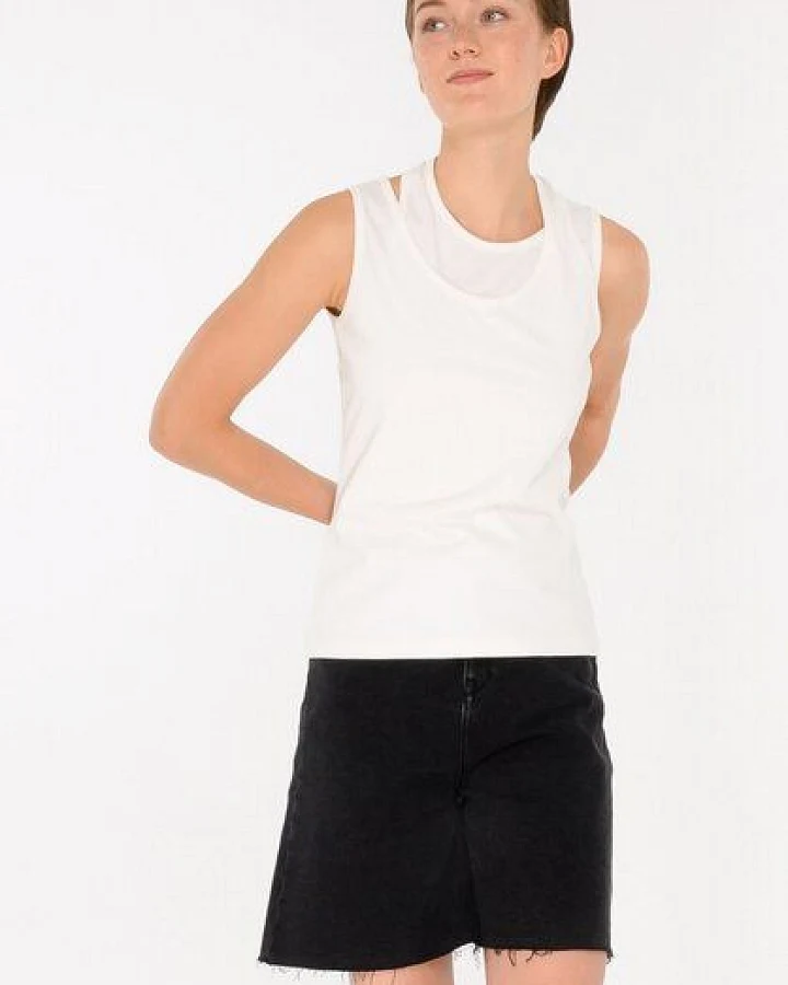 ThokkThokk Damen Double Layer Tanktop TT105 aus Bio-Baumwolle