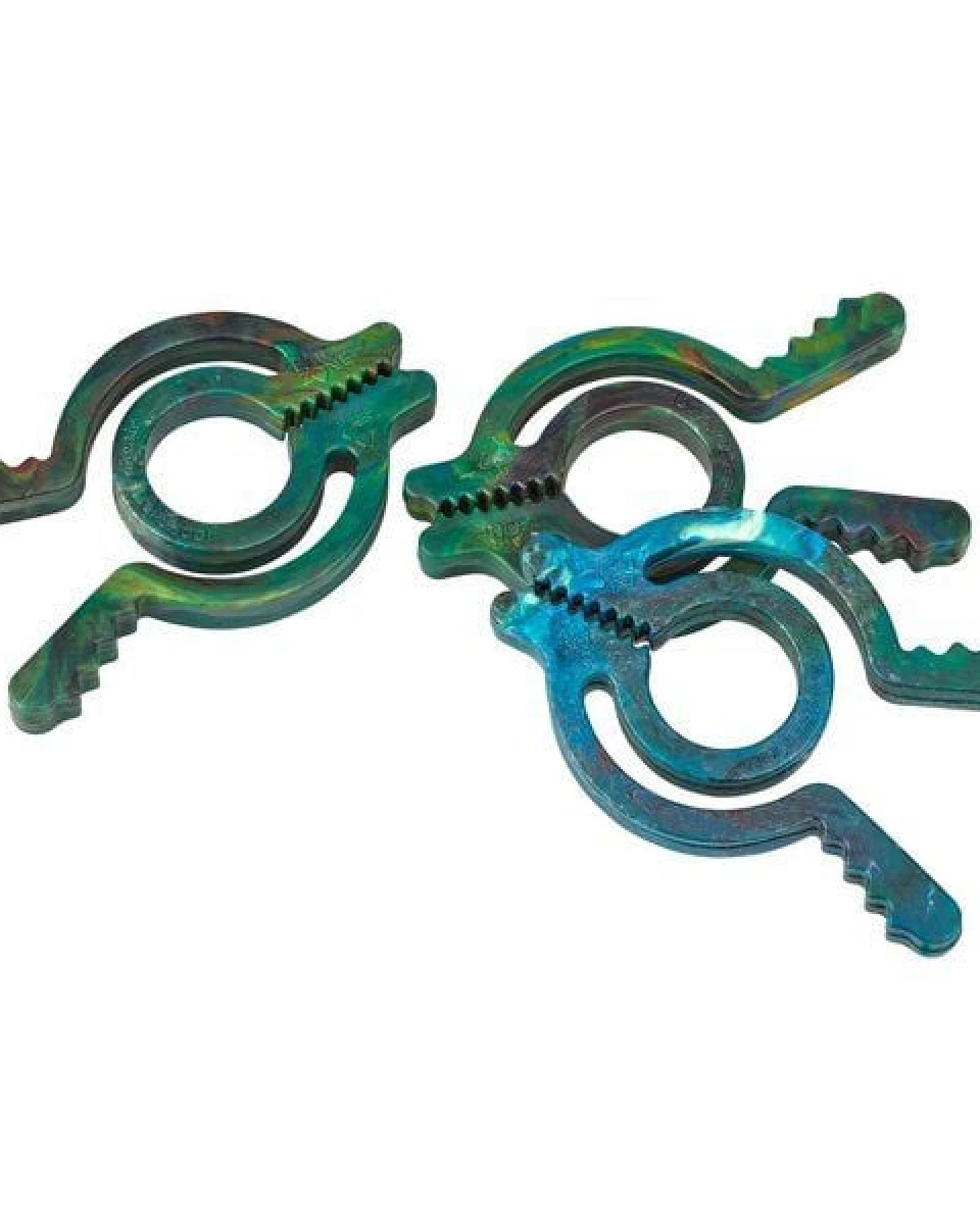 Fair Zone Recyclips 3er Set, upgecycelt aus gesammelten Plastikflaschen aus Sri Lanka – Ansicht 3