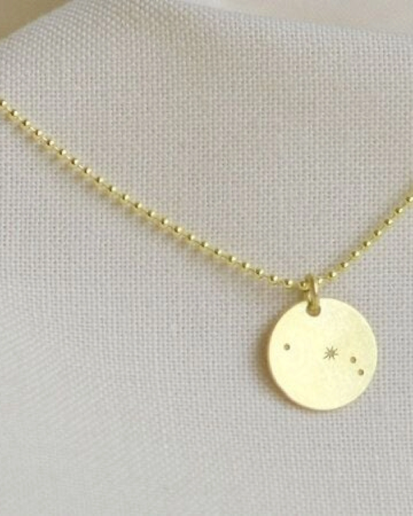 renna deluxe Sternzeichen Kette Gold – Ansicht 3