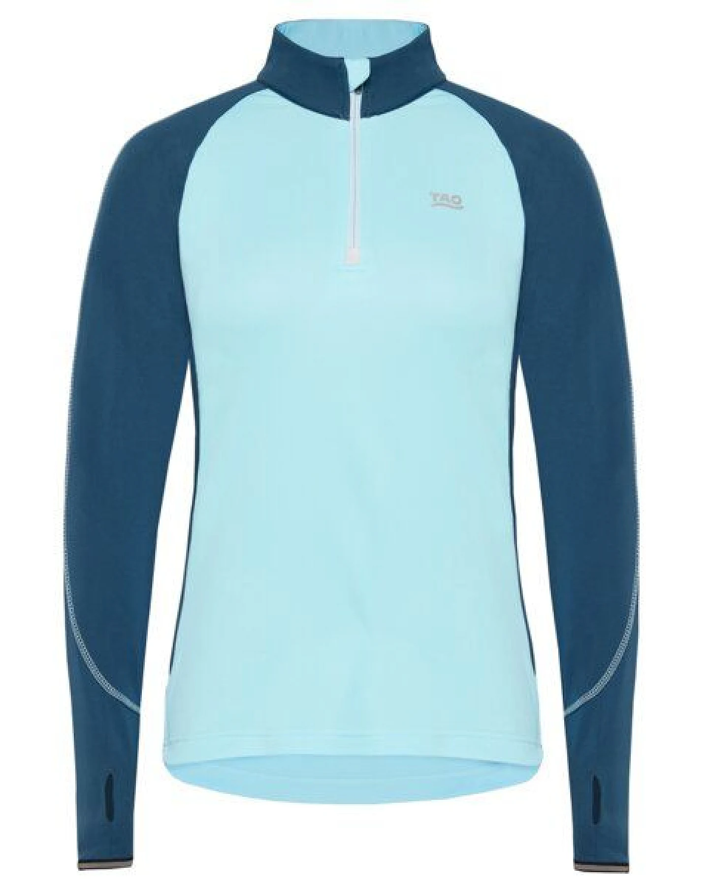 TAO Sportswear Warmes Damen Laufshirt AMALIA mit Zip – Ansicht 2