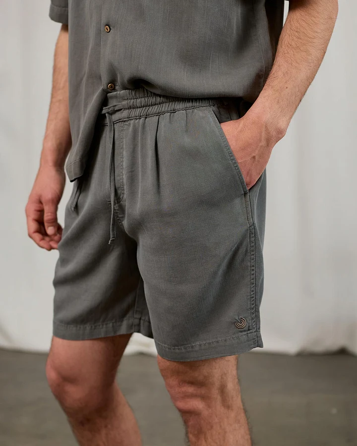 TWOTHIRDS Herren vegan Shorts Gothmund Gunmetal Grau