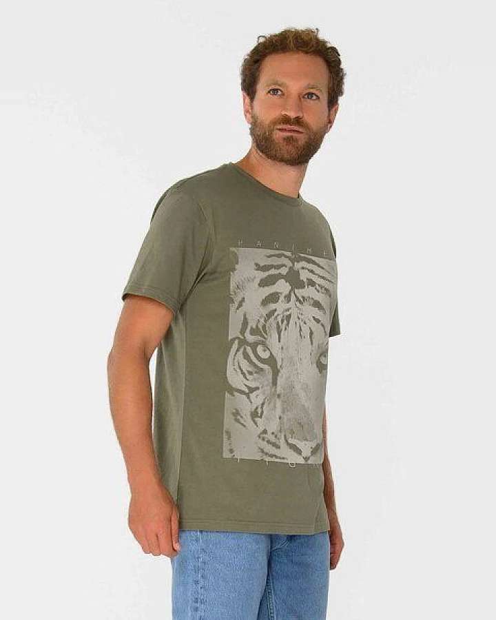 ThokkThokk Herren Print T-Shirt PANTHERA TIGRIS aus Biobaumwolle