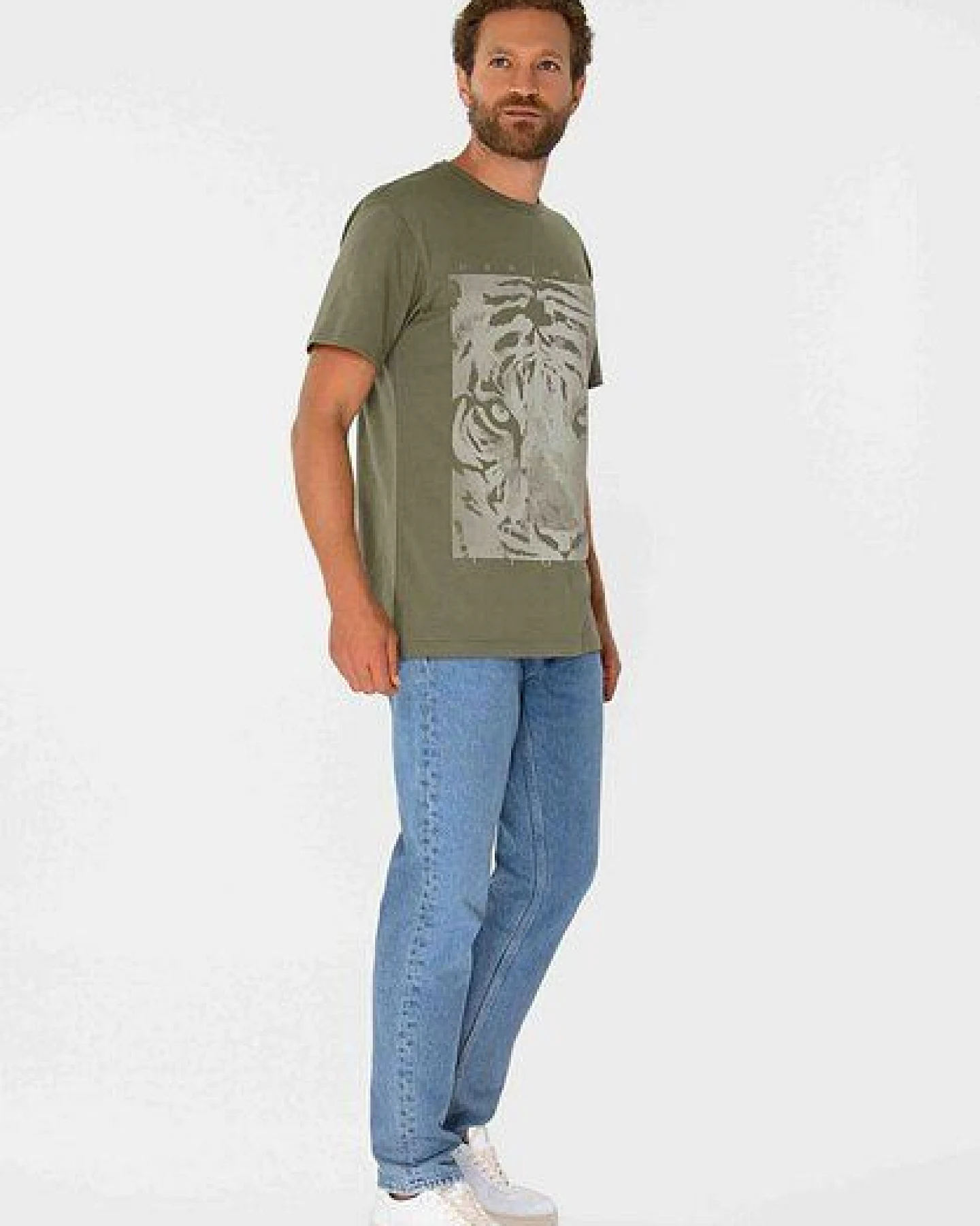 ThokkThokk Herren Print T-Shirt PANTHERA TIGRIS aus Biobaumwolle – Ansicht 3