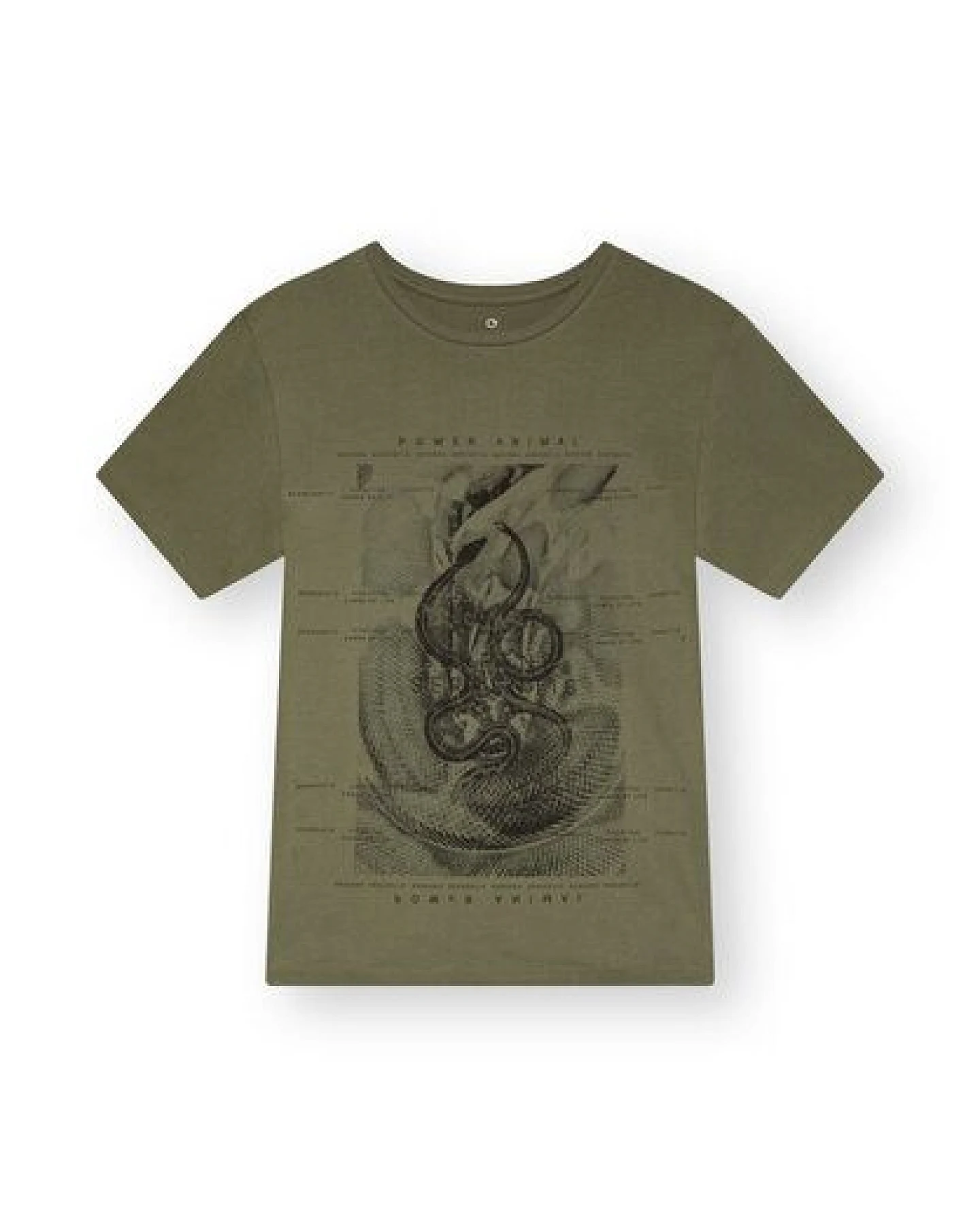ThokkThokk Herren Print T-Shirt SERPENS aus Biobaumwolle – Ansicht 4