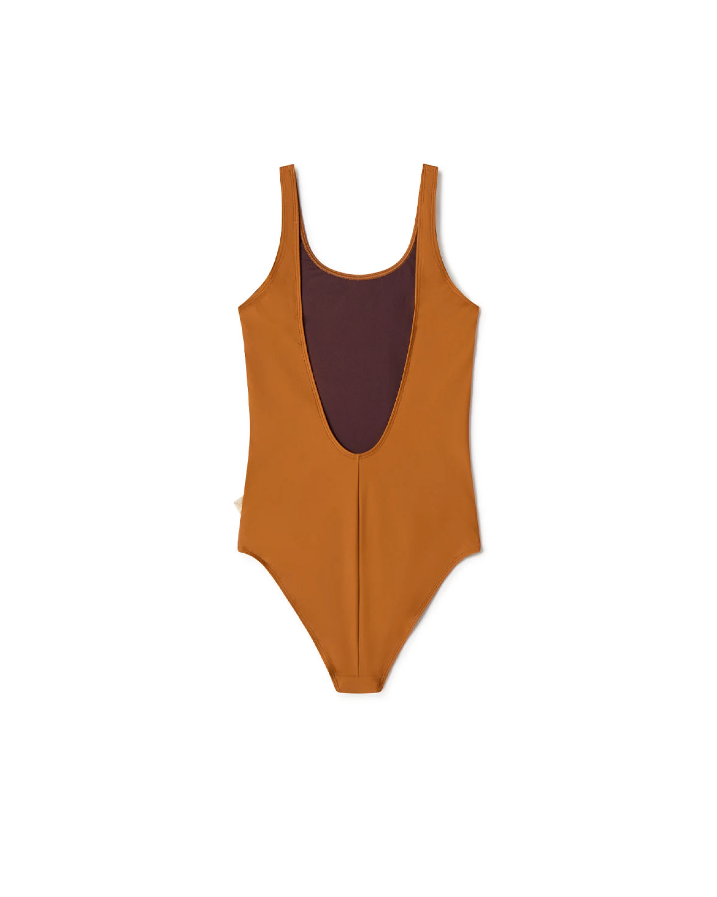 TWOTHIRDS Damen vegan Badeanzug Aipus Dunkelsenf – Ansicht 2