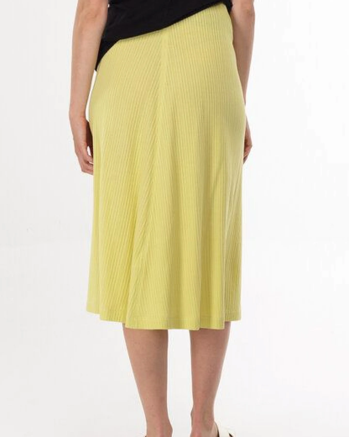 Alma & Lovis Maxirock aus feinem Rippen-Jersey – Ansicht 3