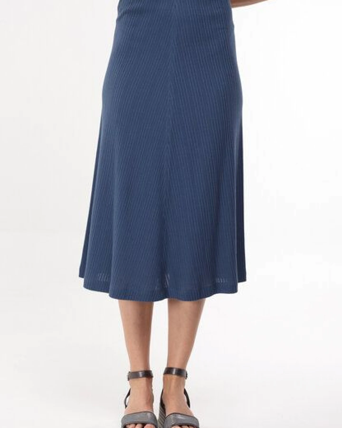 Alma & Lovis Maxirock aus feinem Rippen-Jersey – Ansicht 4