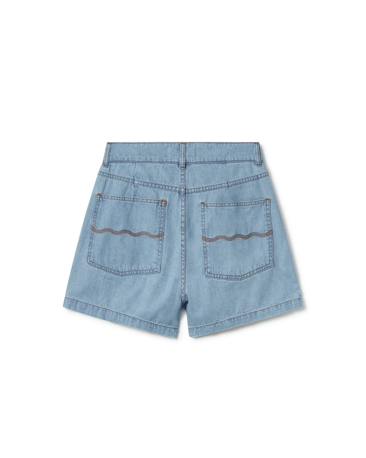 TWOTHIRDS Damen vegan Shorts Lapins Fresh Blue – Ansicht 2