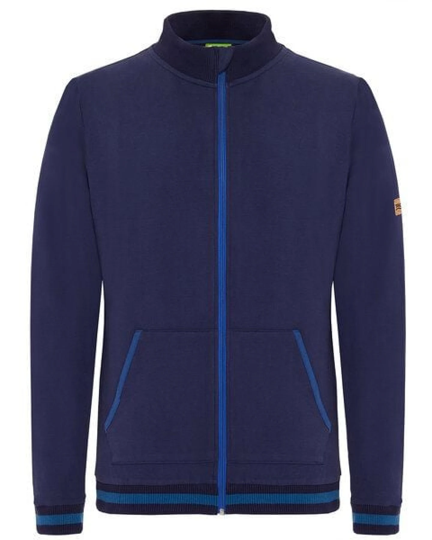 TAO Sportswear Bequeme Herren Freizeitjacke aus Bio-Baumwolle Ingo mit farblichen Akzent – Ansicht 4