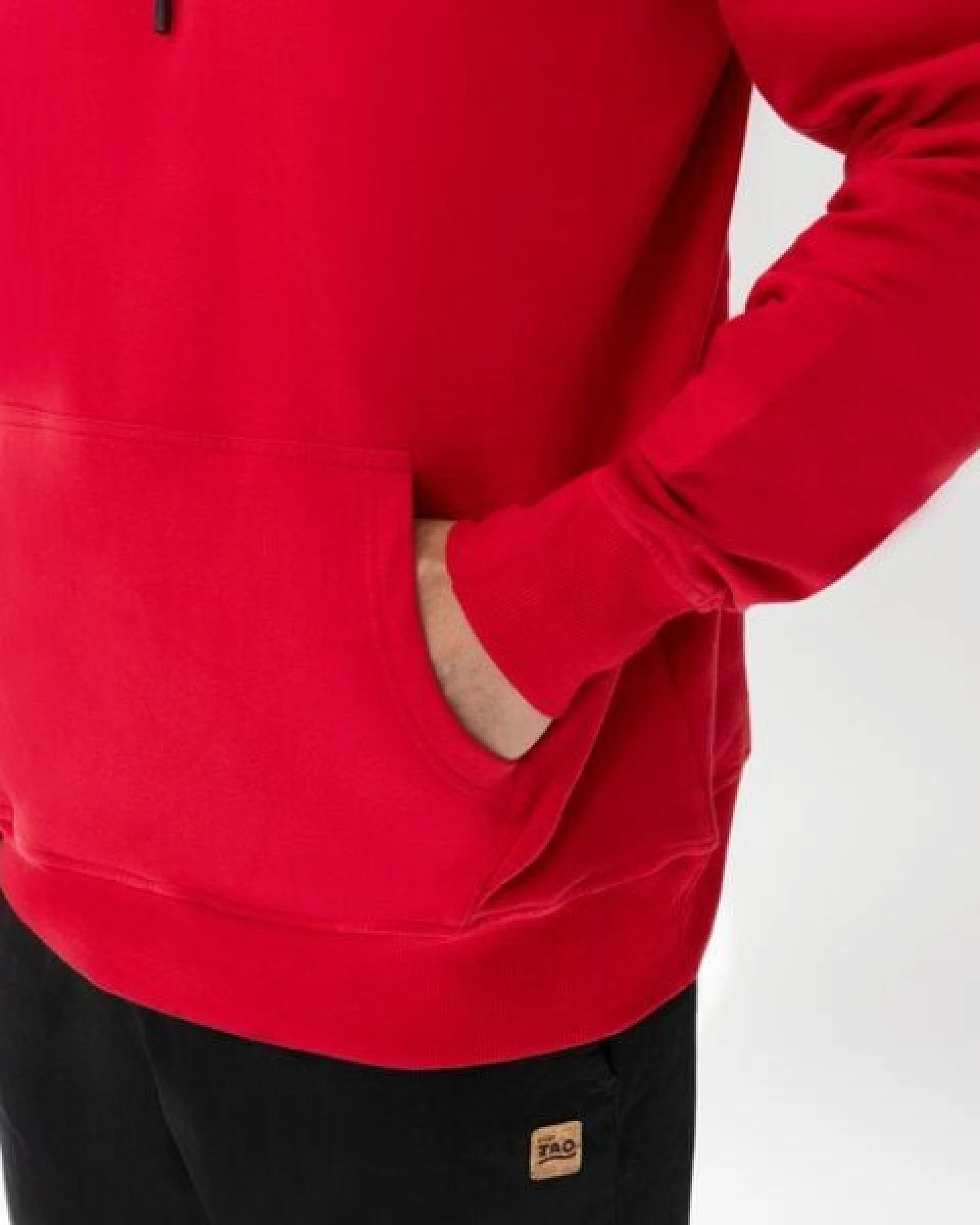 TAO Sportswear Kuscheliger Herren Hoodie Coolio mit Kapuze aus Bio-Baumwolle – Ansicht 4