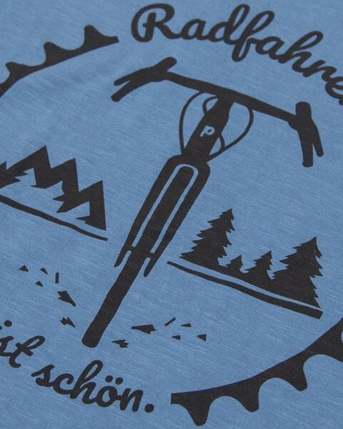 päfjes Radfahren ist schön - Gravel - Frauen T-Shirt - Fair aus Baumwolle Bio – Ansicht 3