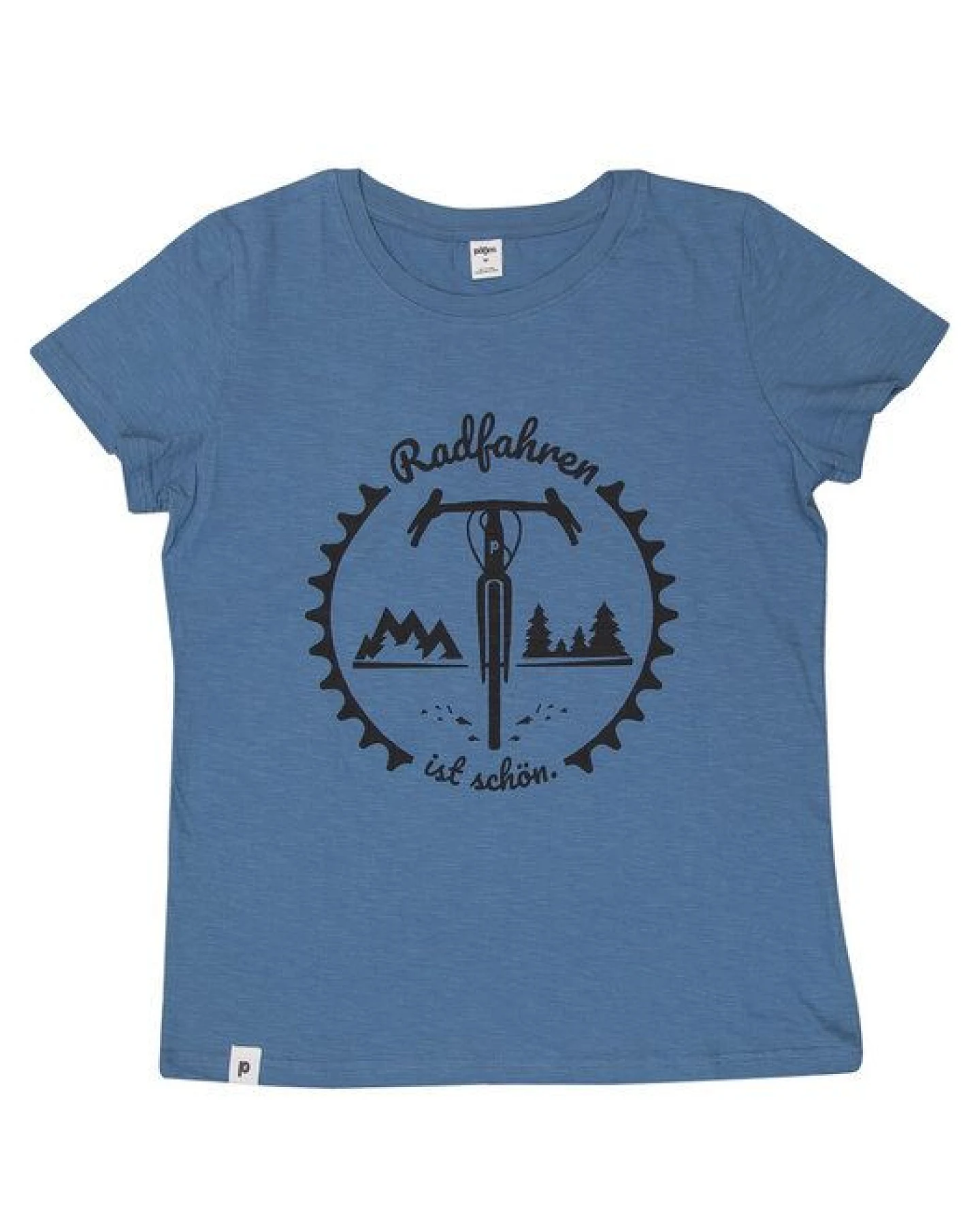 päfjes Radfahren ist schön - Gravel - Frauen T-Shirt - Fair aus Baumwolle Bio – Ansicht 2