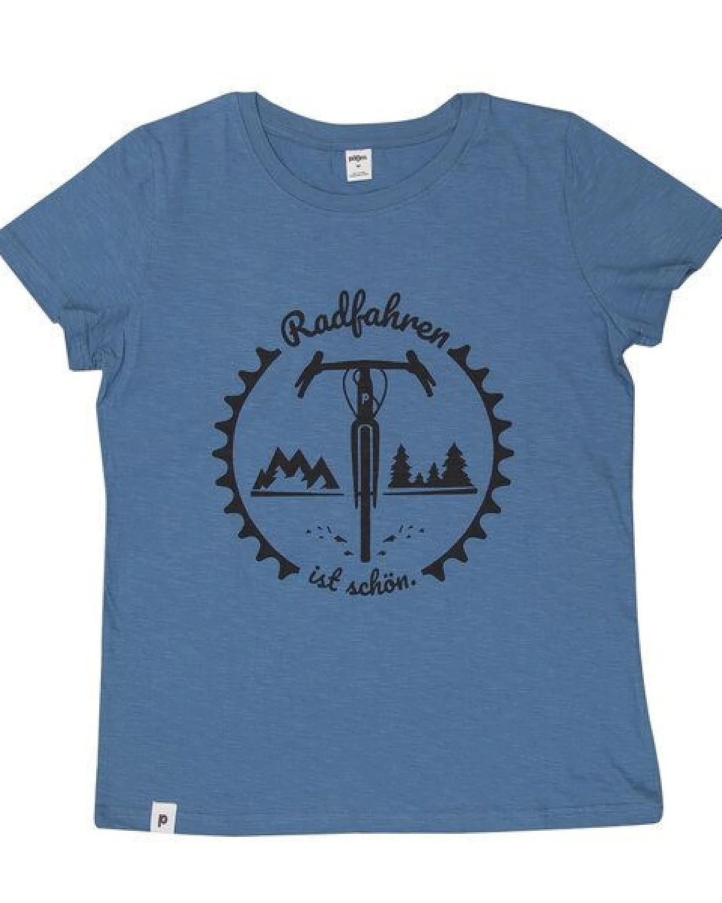 päfjes Radfahren ist schön - Gravel - Frauen T-Shirt - Fair aus Baumwolle Bio – Ansicht 2