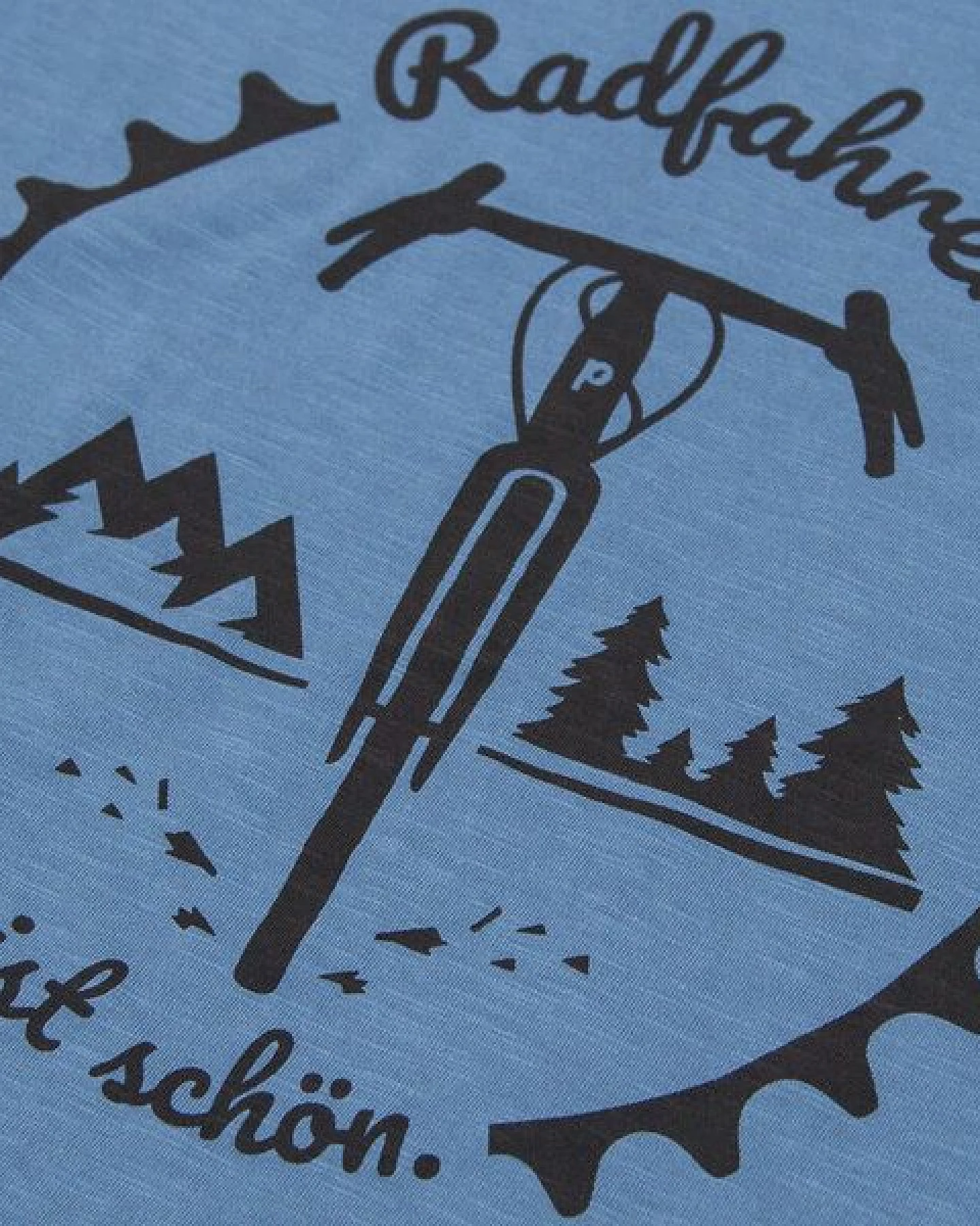 päfjes Radfahren ist schön - Gravel - Frauen T-Shirt - Fair aus Baumwolle Bio – Ansicht 3