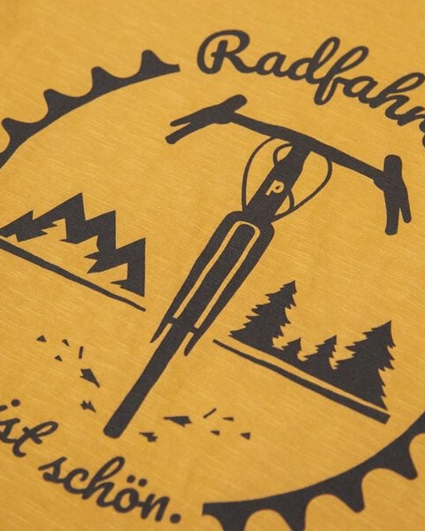 päfjes Radfahren ist schön - Gravel - Frauen T-Shirt - Fair aus Baumwolle Bio – Ansicht 3