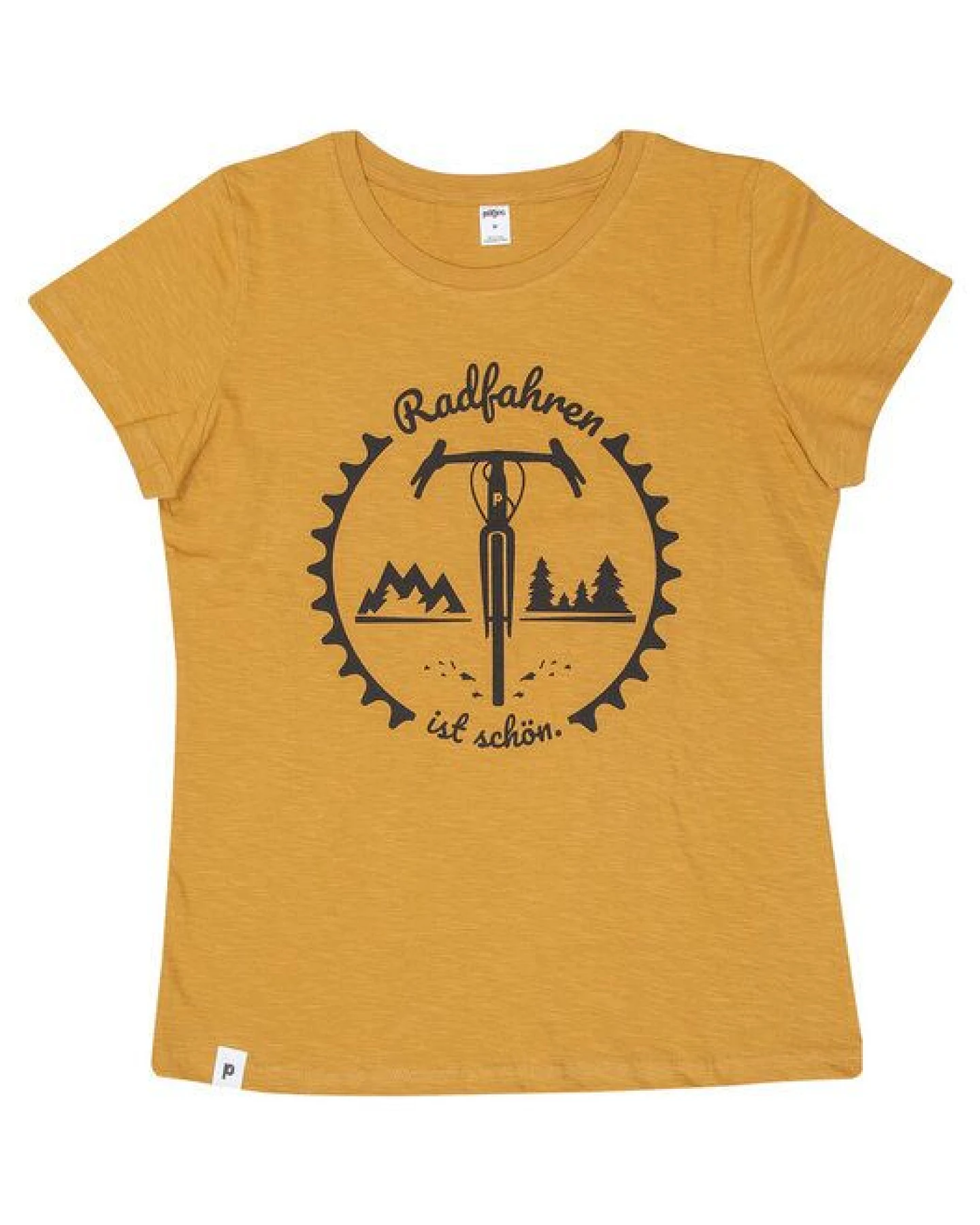 päfjes Radfahren ist schön - Gravel - Frauen T-Shirt - Fair aus Baumwolle Bio – Ansicht 2